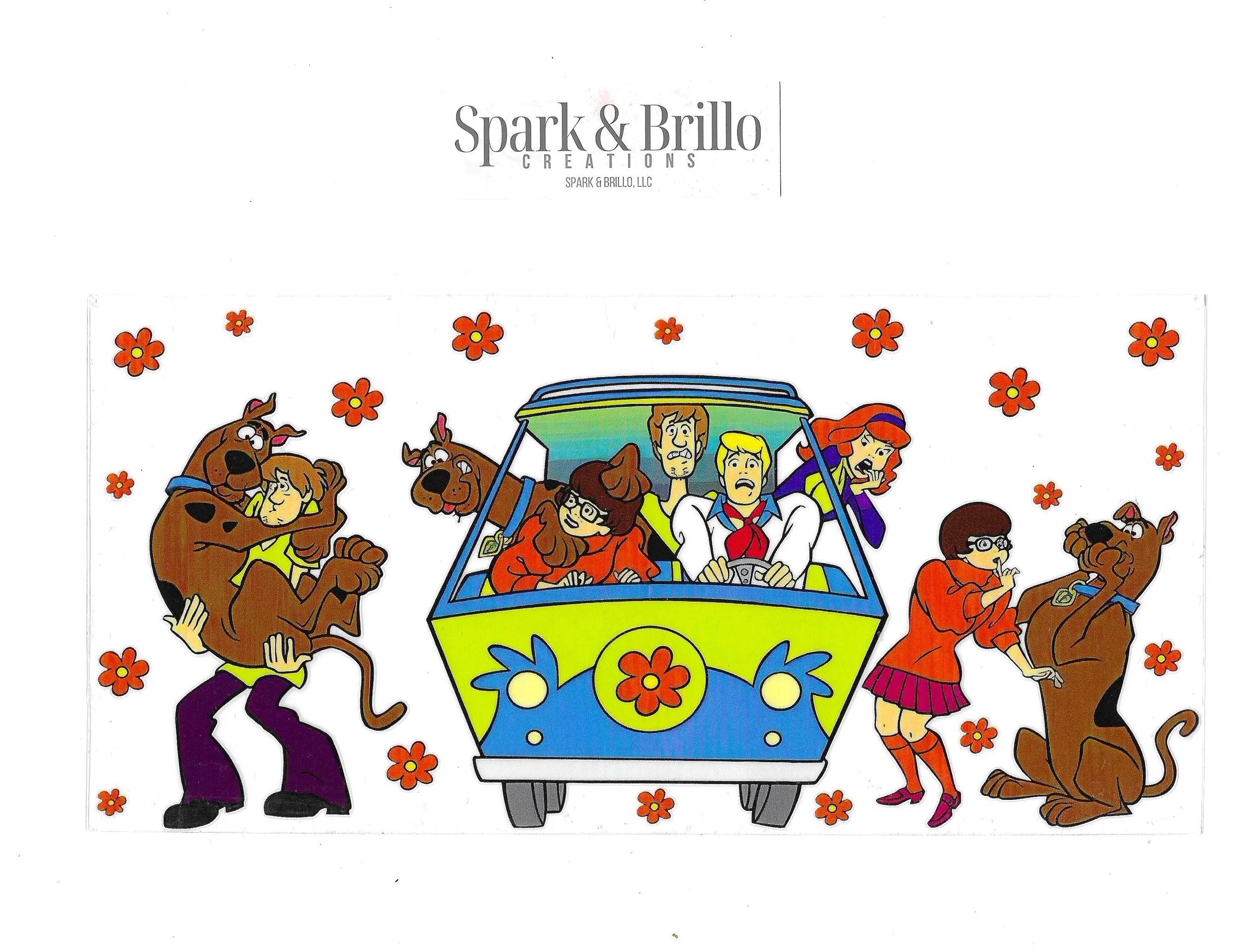 Scooby Doo Multiple Designs - 16 OZ UV DTF Transfers