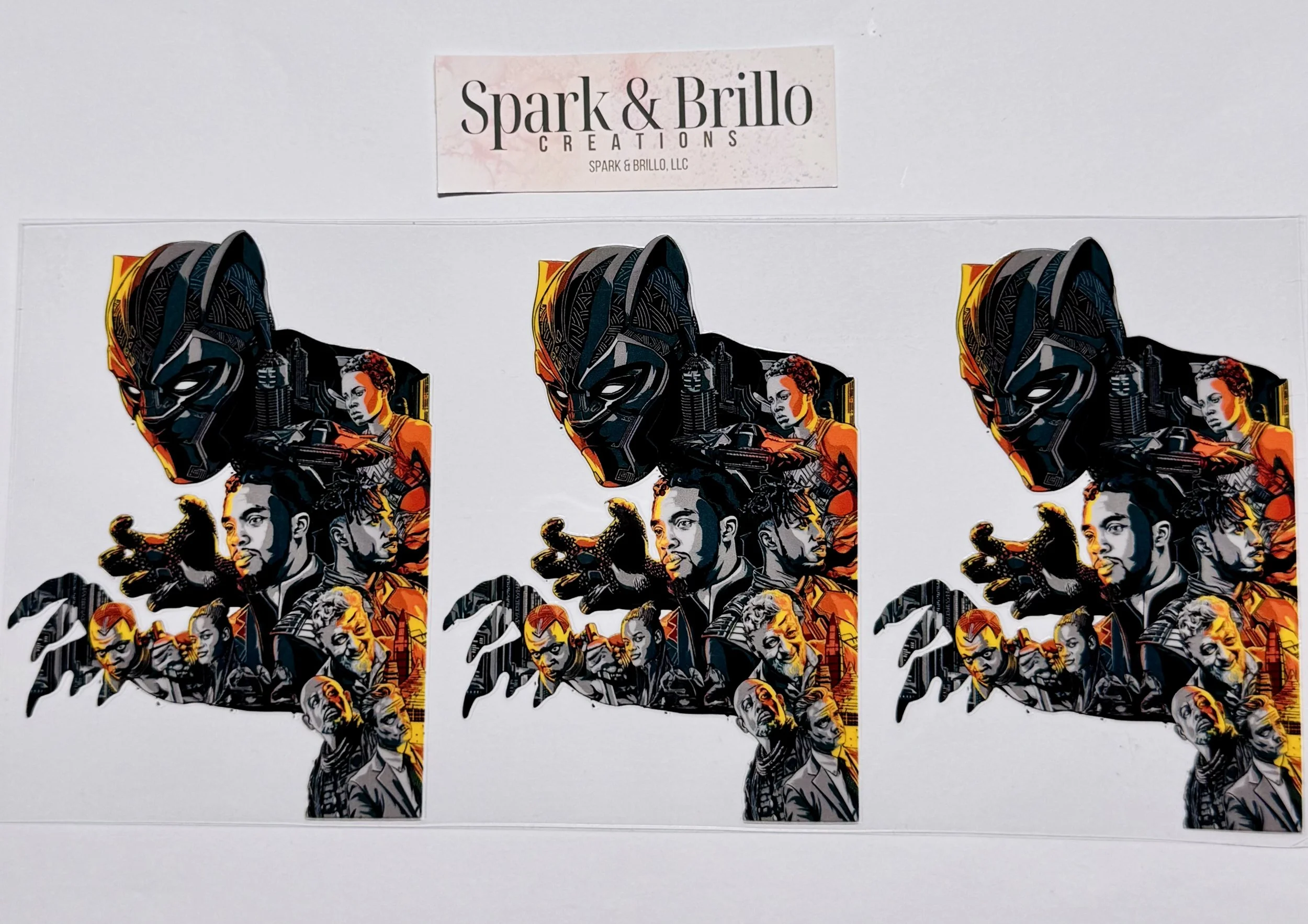 Black Panther -  16 OZ  UV DTF Wraps