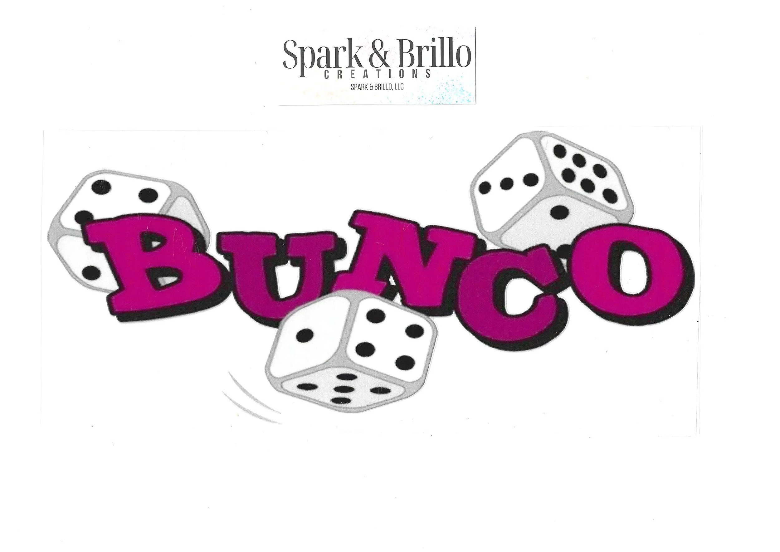 Games: Bunco -  16 OZ UV DTF Wraps