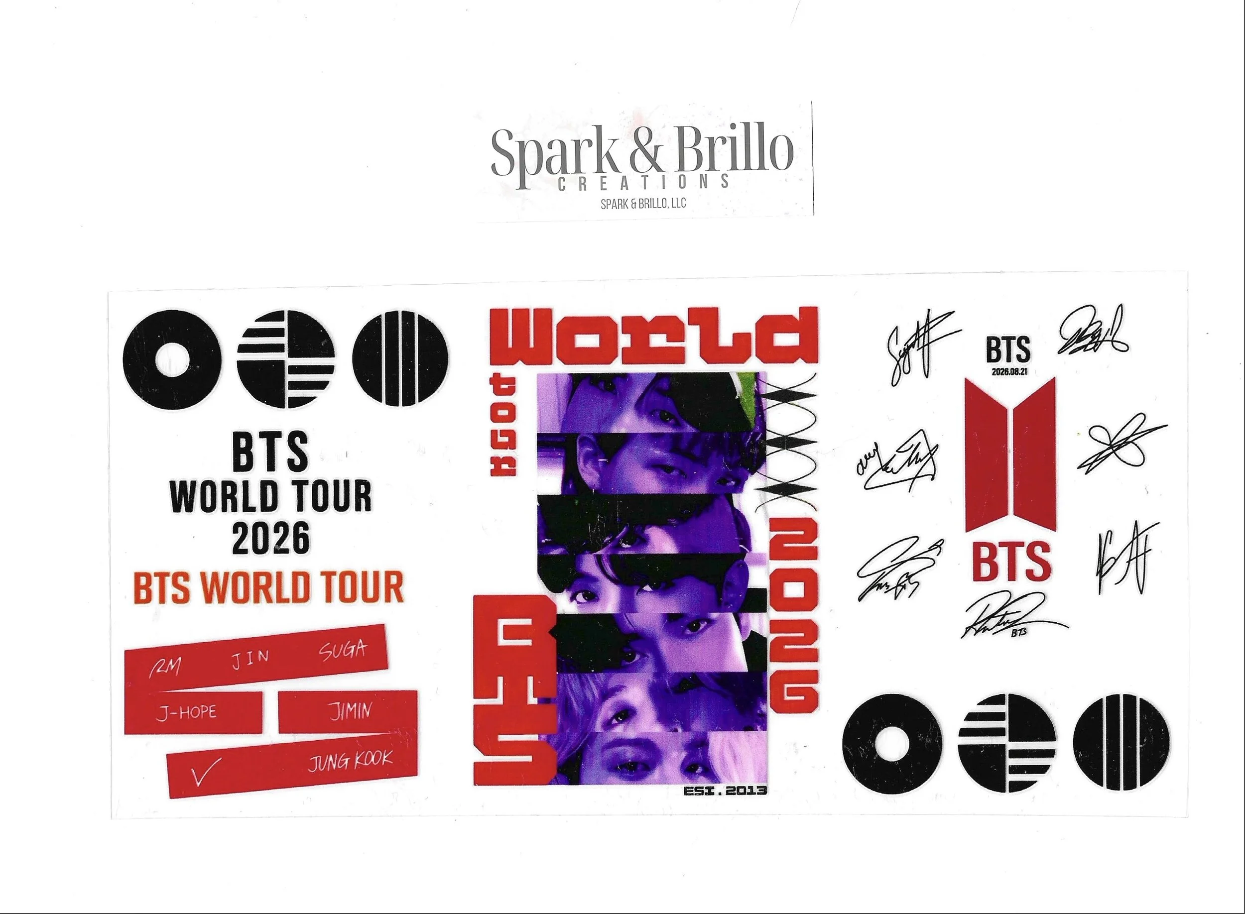 KPop BTS - 16 OZ Wraps