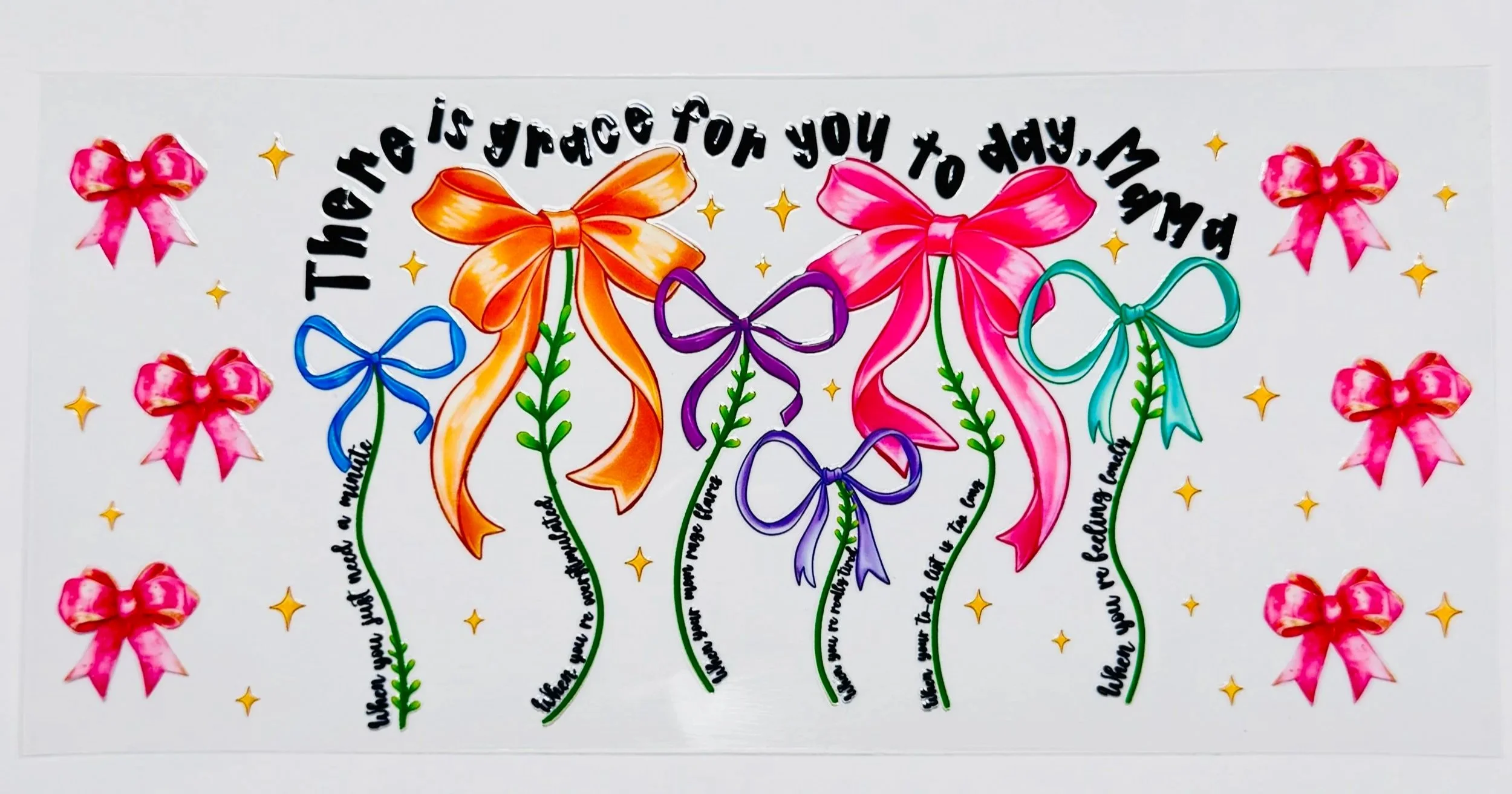 Mama -  16 OZ  UV DTF Wraps