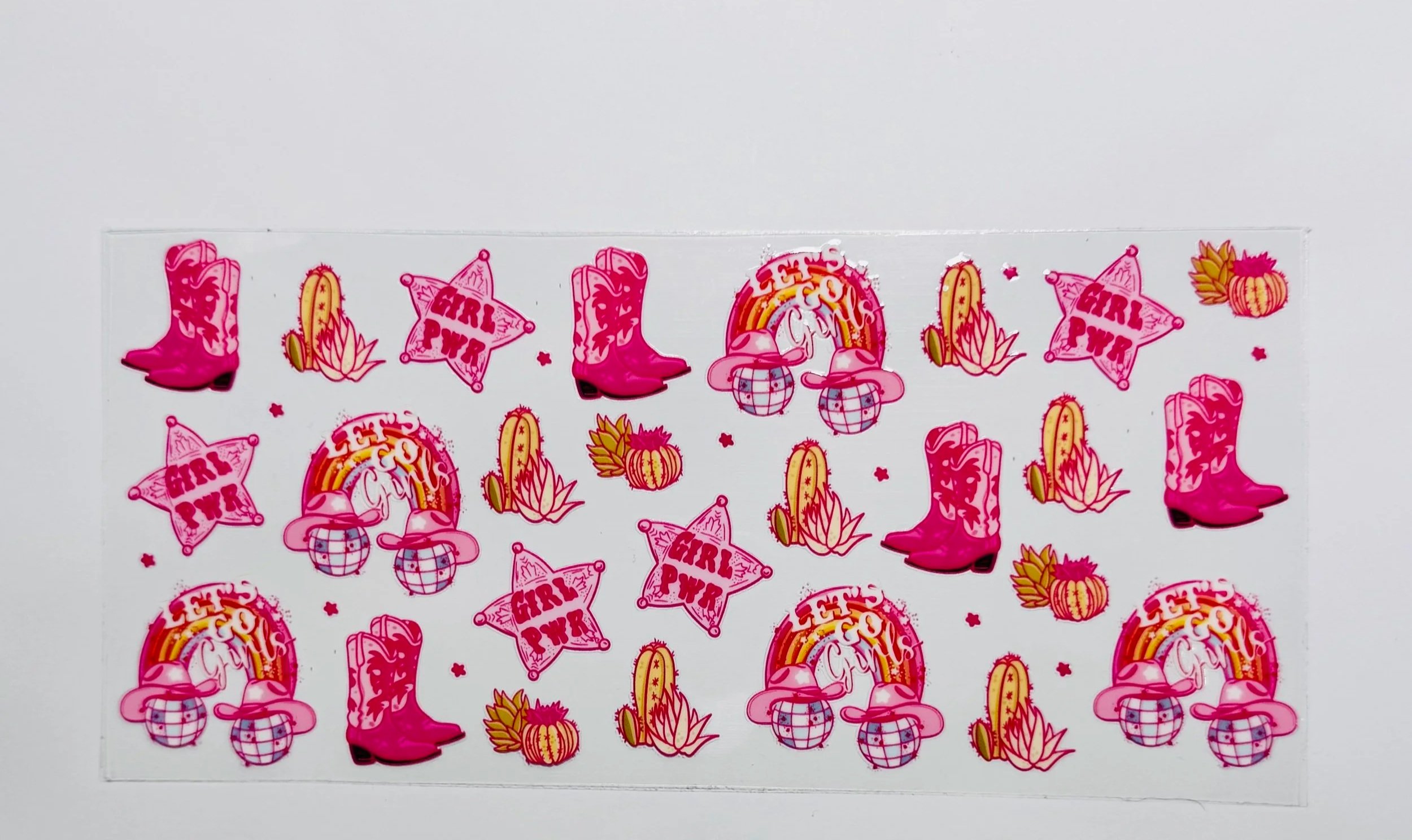 Western -  16 OZ  UV DTF Wraps