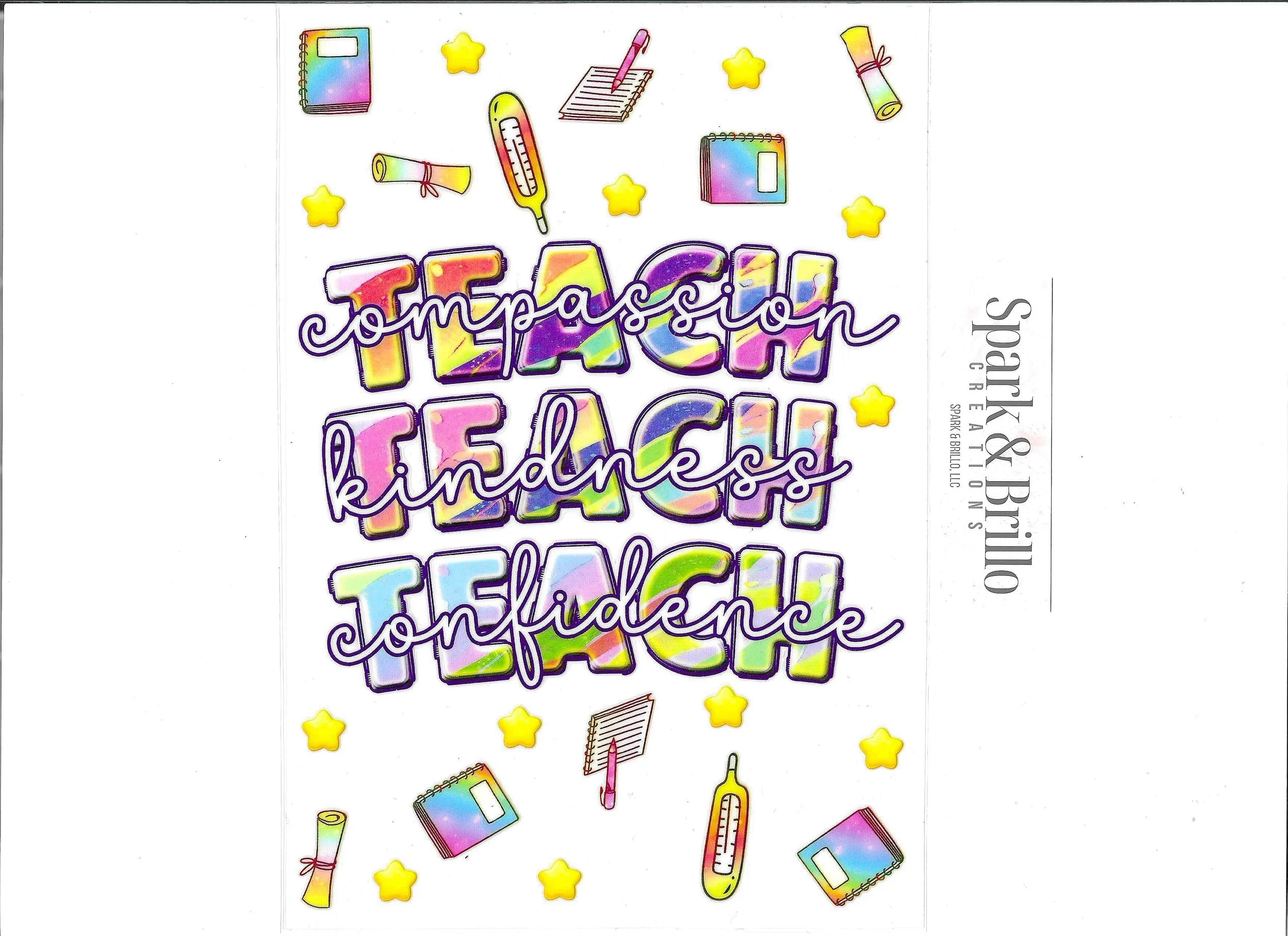 Teacher -  A5 Notebooks UV DTF Transfers