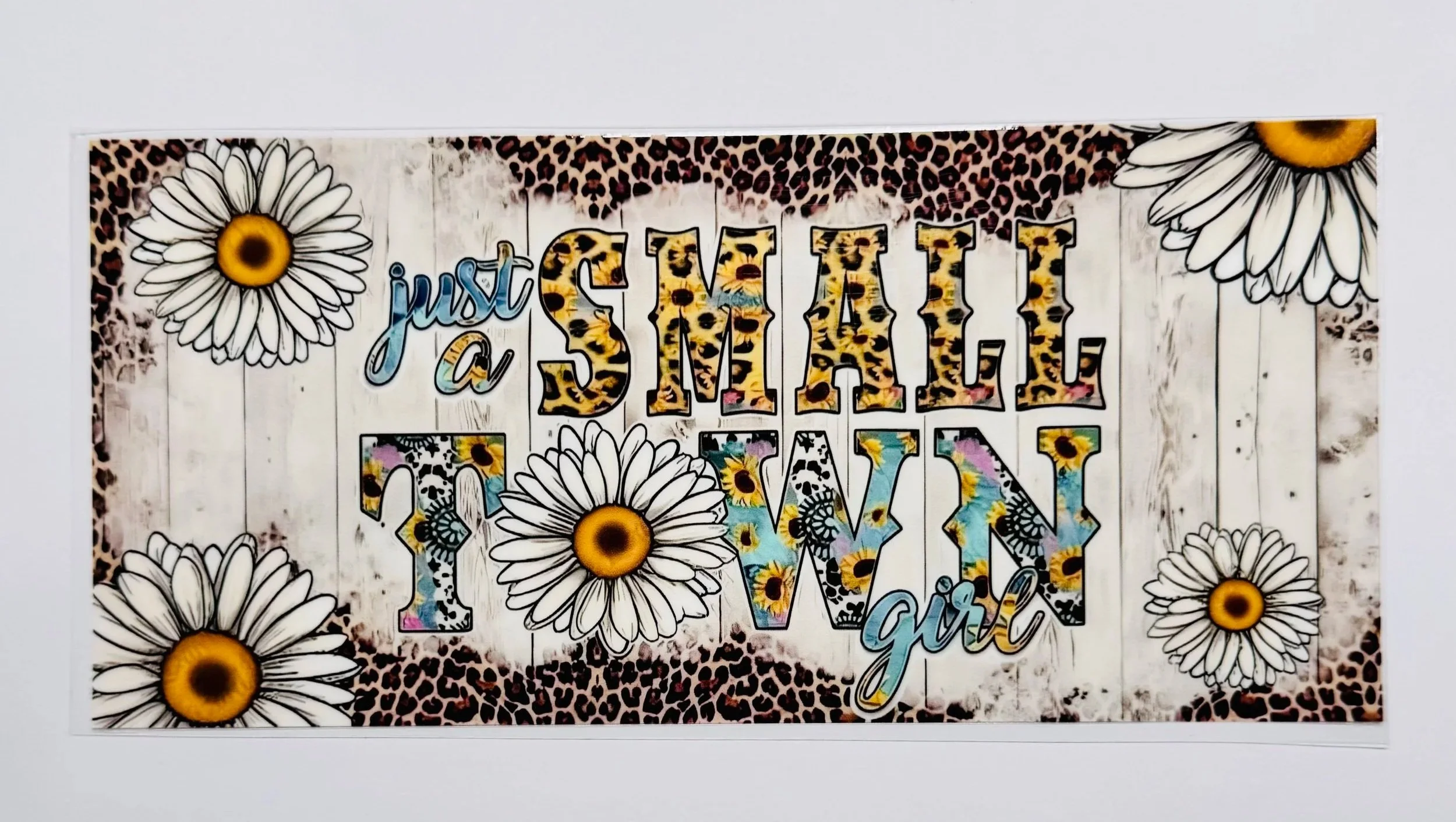 Western -  16 OZ  UV DTF Wraps