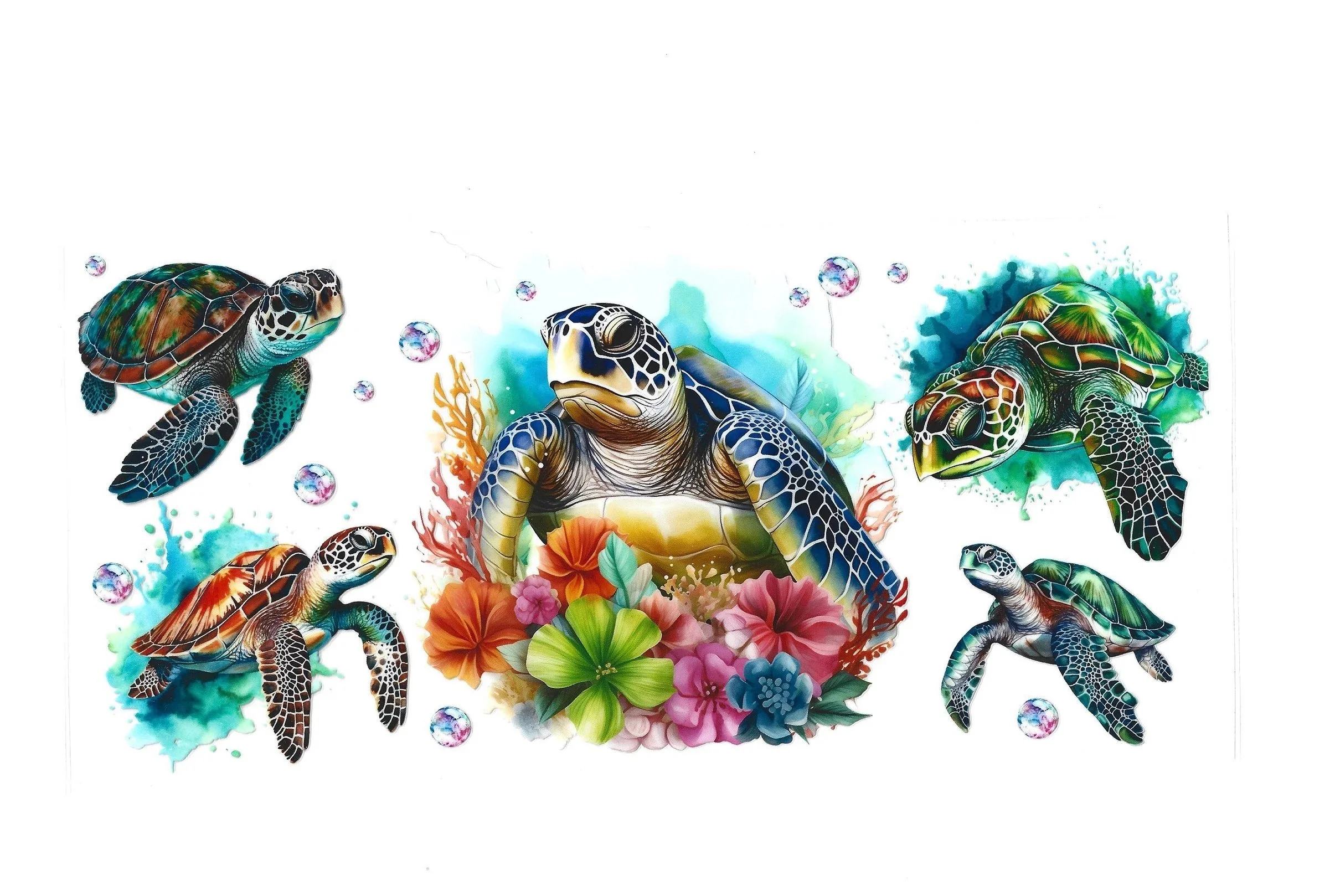 Turtles- 16 OZ Wraps