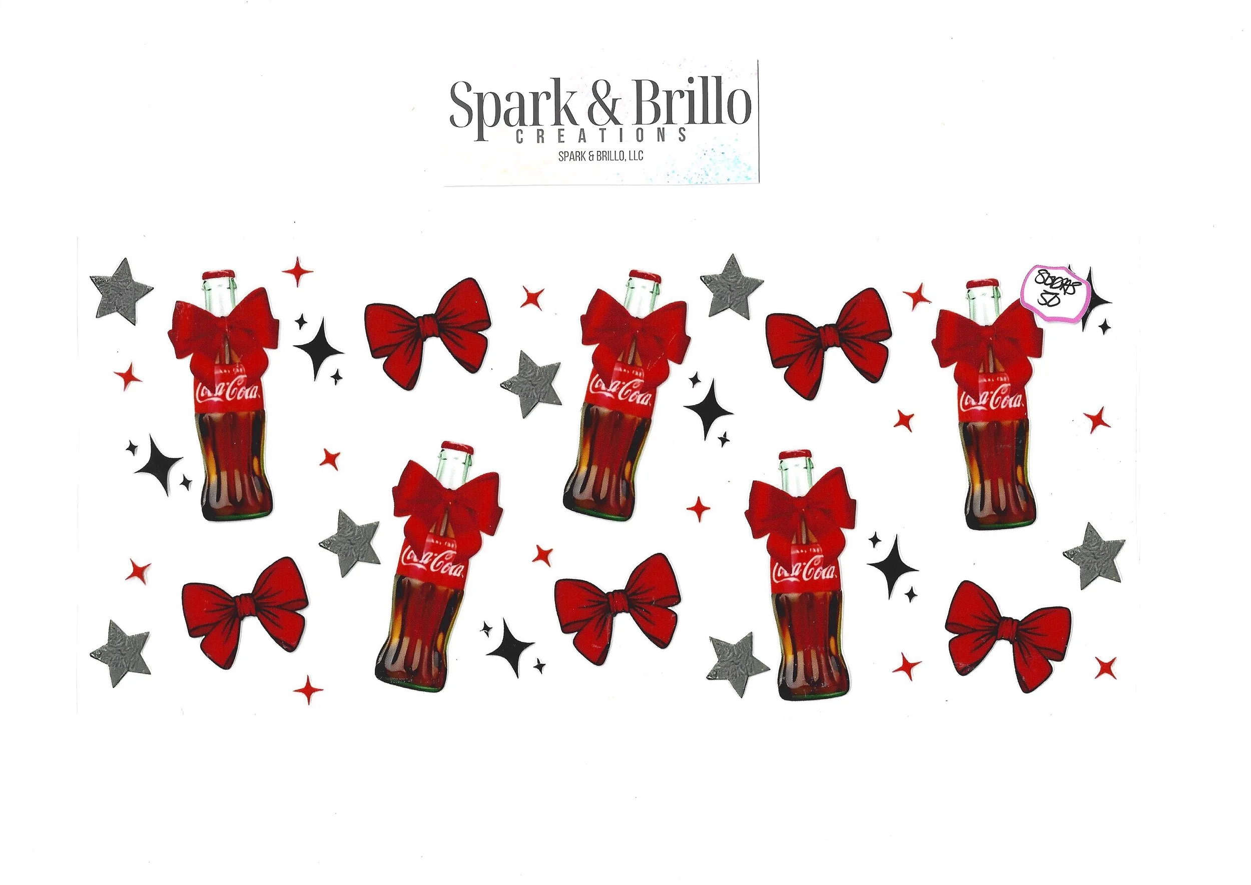 Cola | Diet Sodas -  16 OZ  UV DTF Wraps