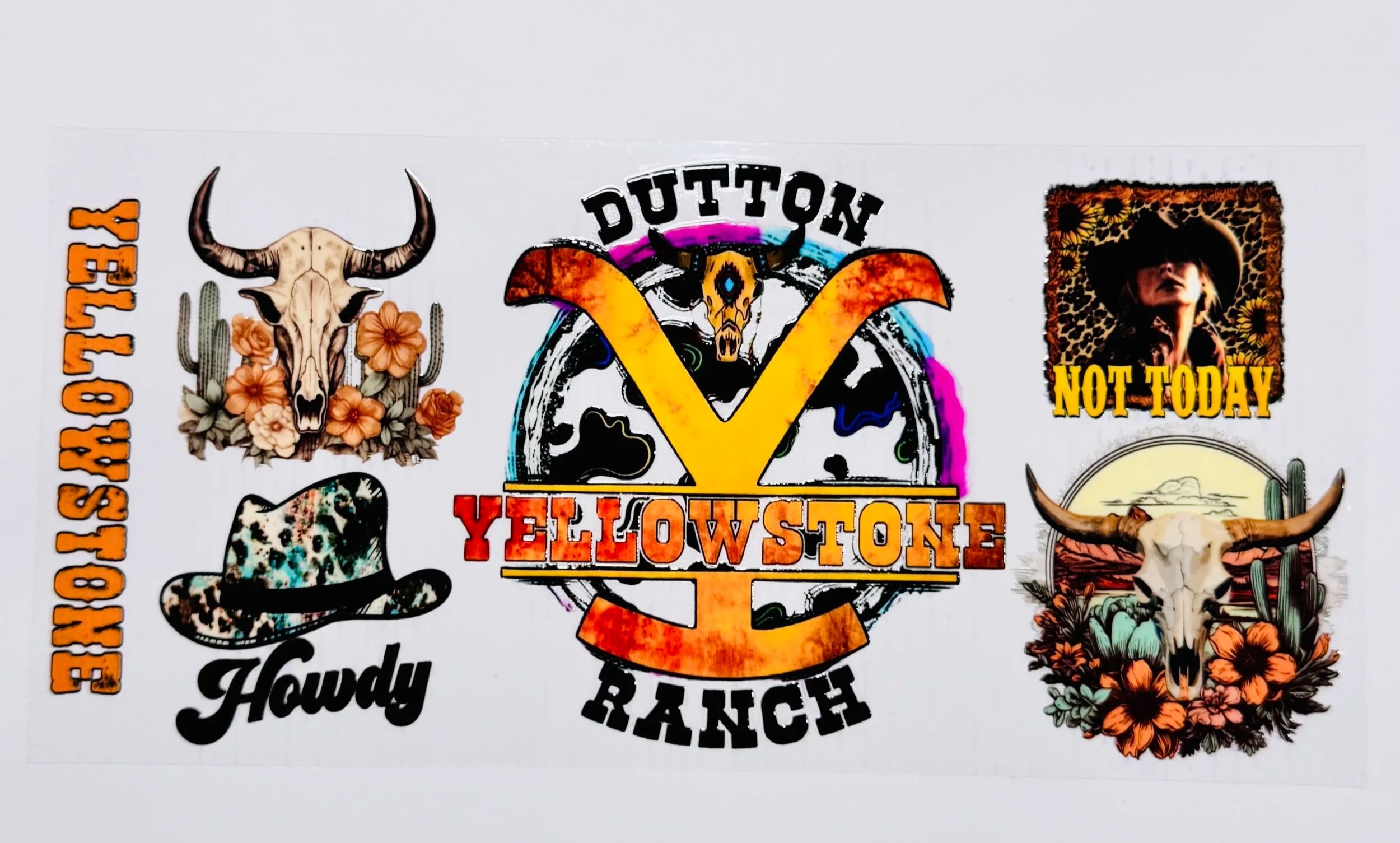 Western -  16 OZ  UV DTF Wrap