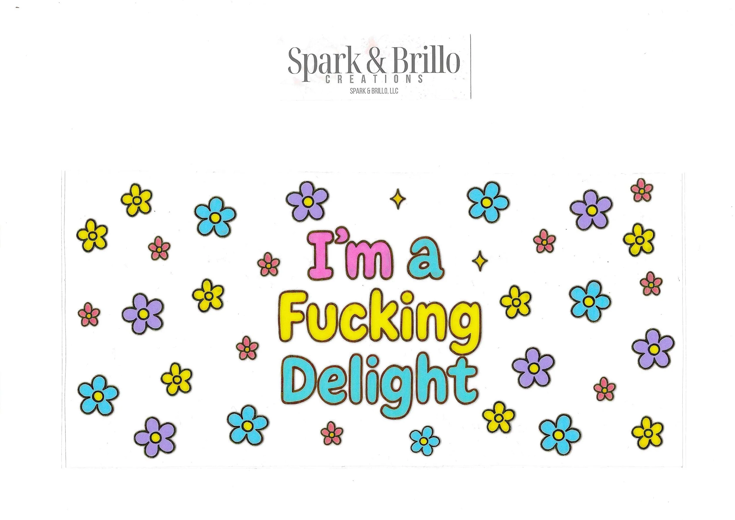 Sarcasm II - 16 oz UV DTF Wraps