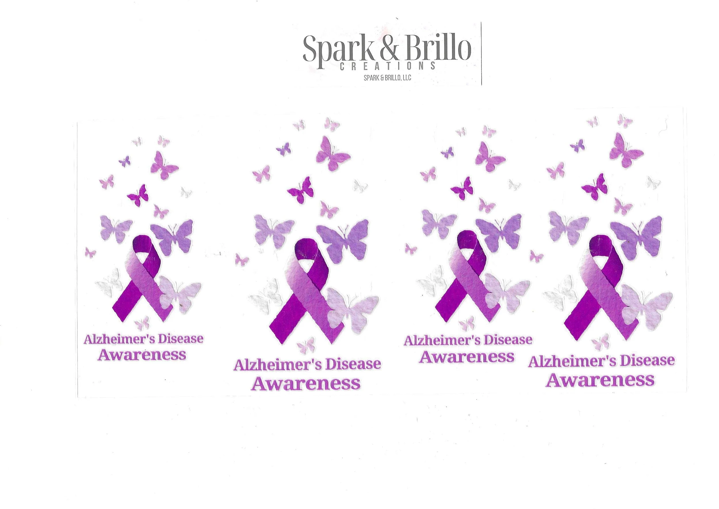 Awareness   - 16 OZ UV DTF Cup Wraps