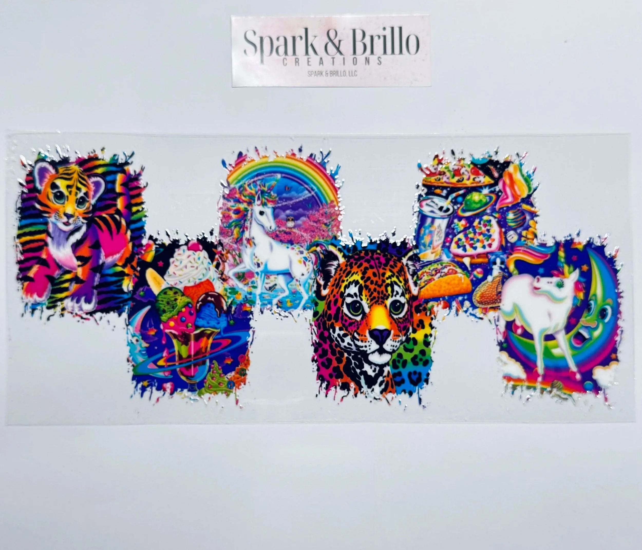 Lisa Frank -  16 OZ  UV DTF Wrap