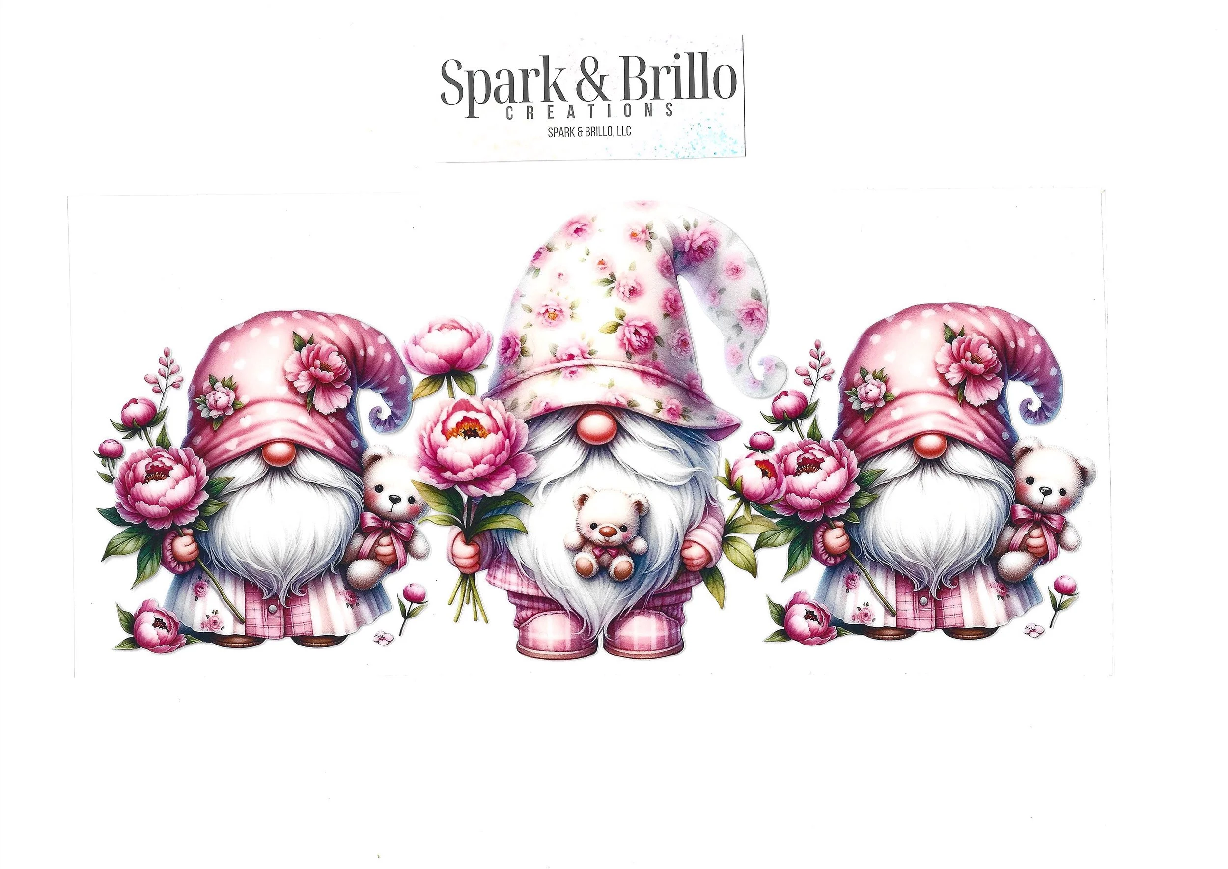 Gnomes -  16 OZ  UV DTF Wraps