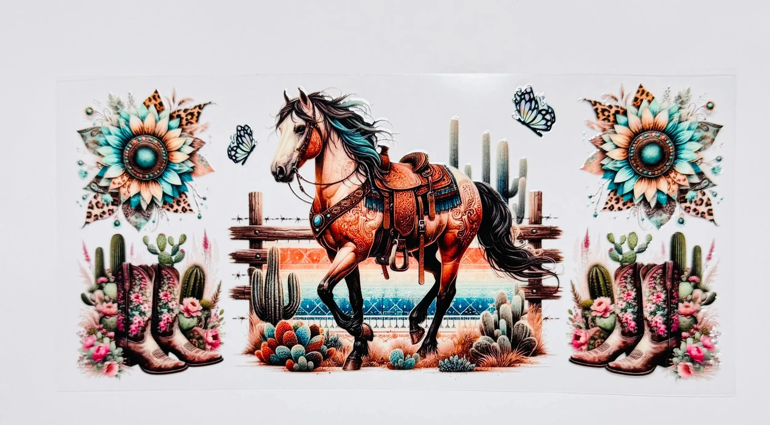 Western -  16 OZ  UV DTF Wraps