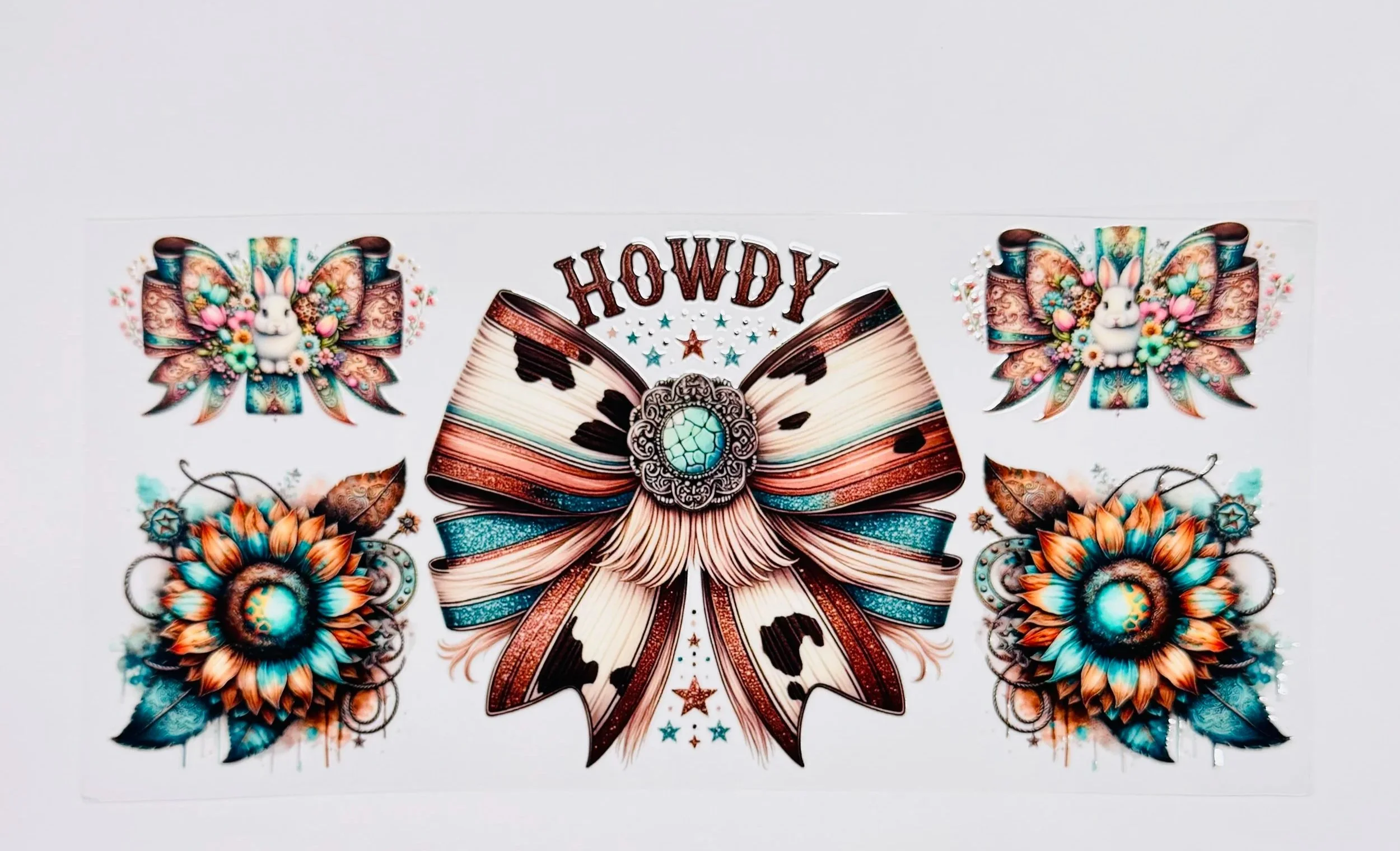 Western -  16 OZ  UV DTF Wraps