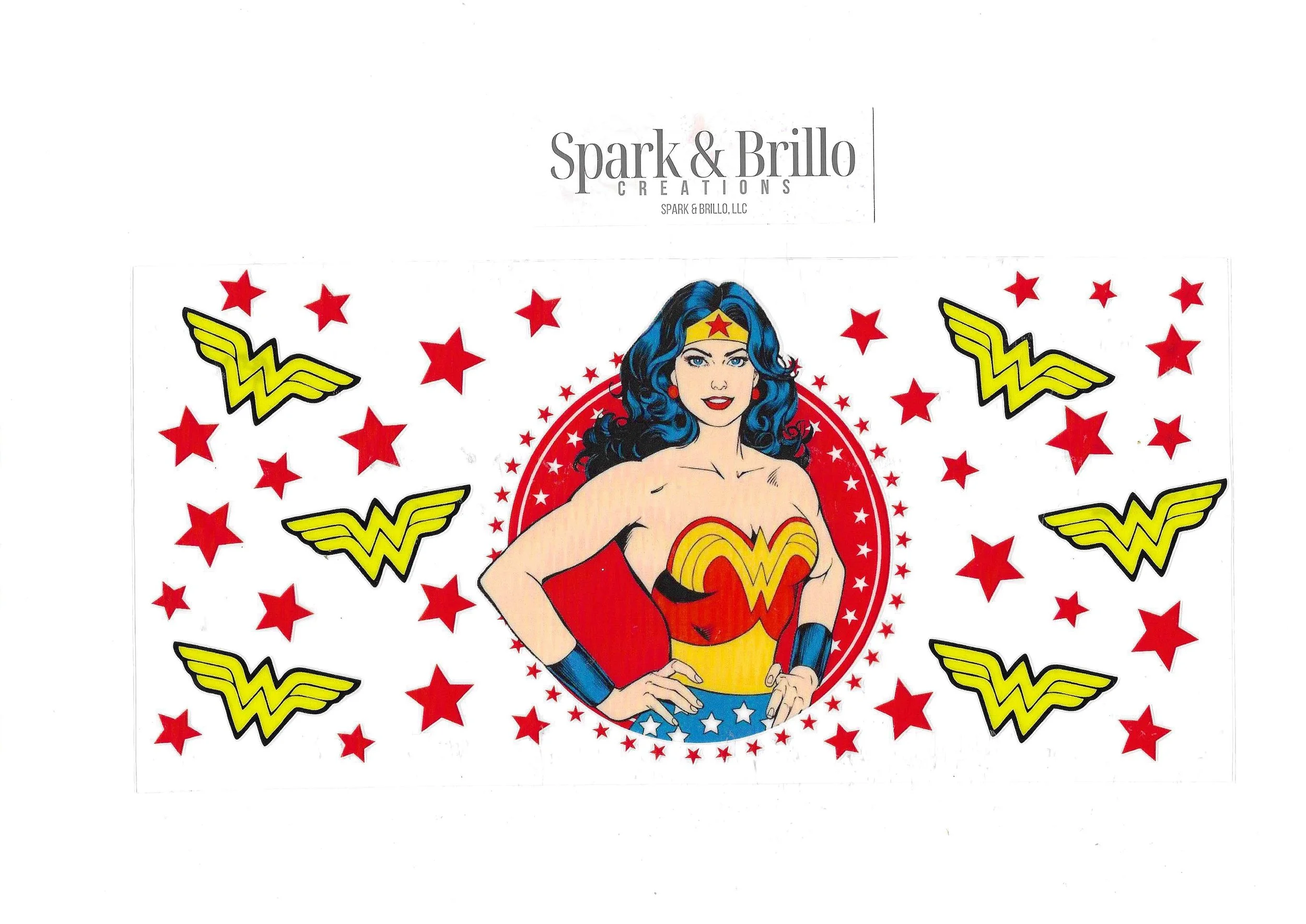 Wonder Woman  - 16 OZ UV DTF Cup Wraps