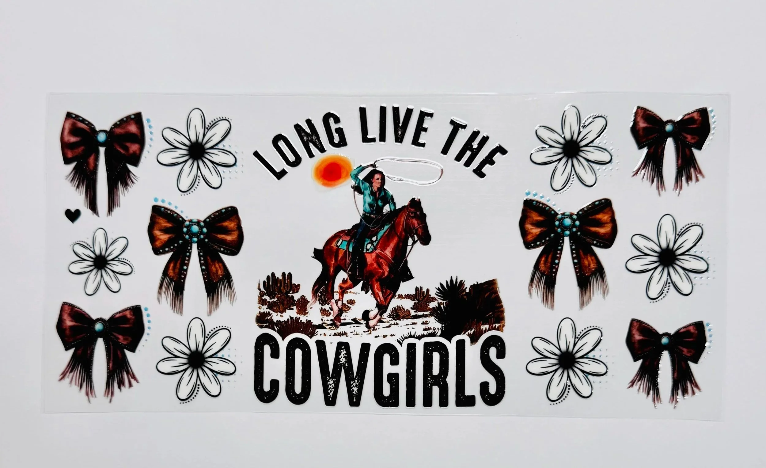 Western -  16 OZ  UV DTF Wraps