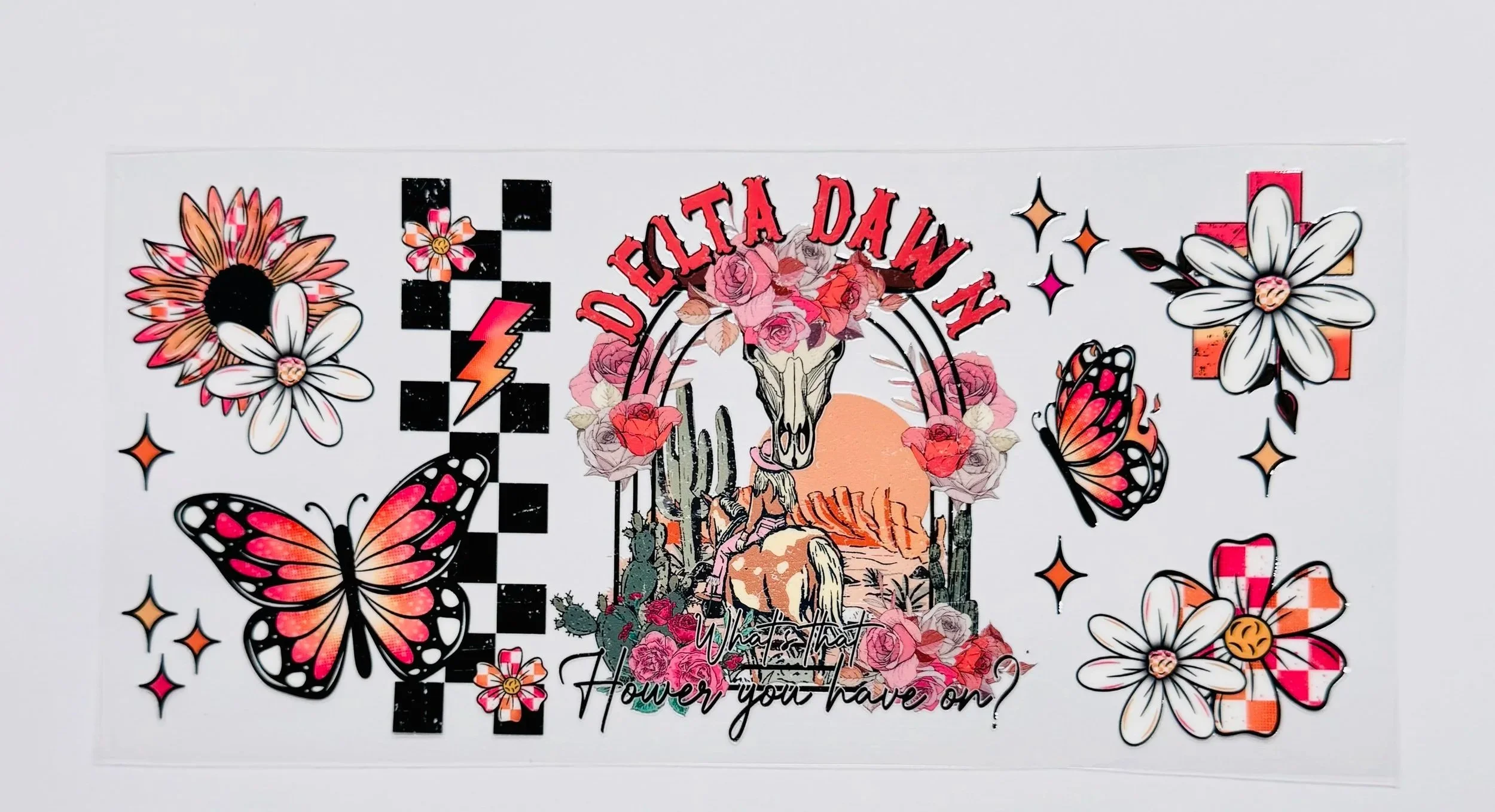 Western -  16 OZ  UV DTF Wraps