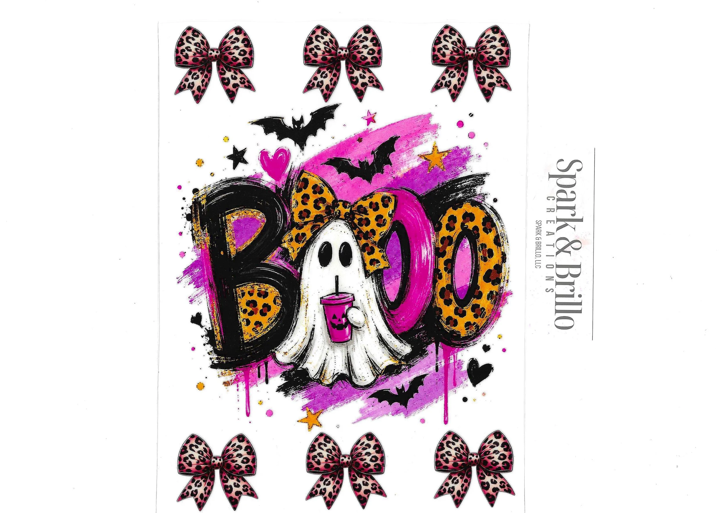 Cute Ghosts | Mama | Teacher | Nurse - A5 Notebooks UV DTF Transfers