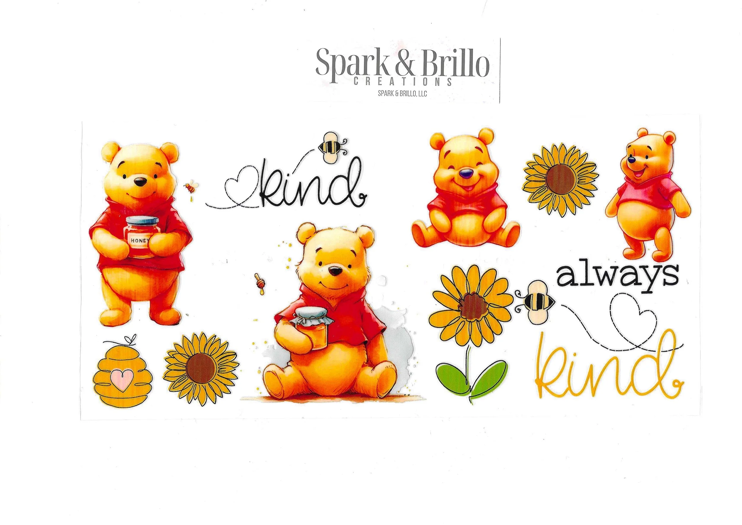 Pooh & Friends II - 16 OZ Wraps