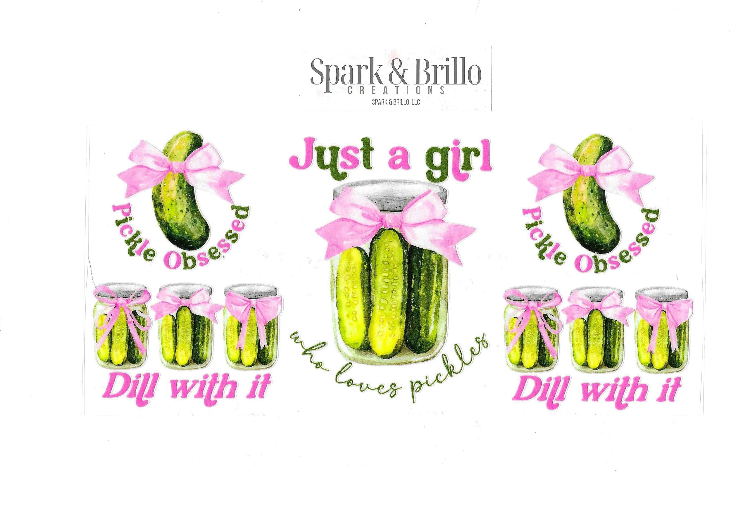 Pickles - 16 OZ UV DTF Wraps