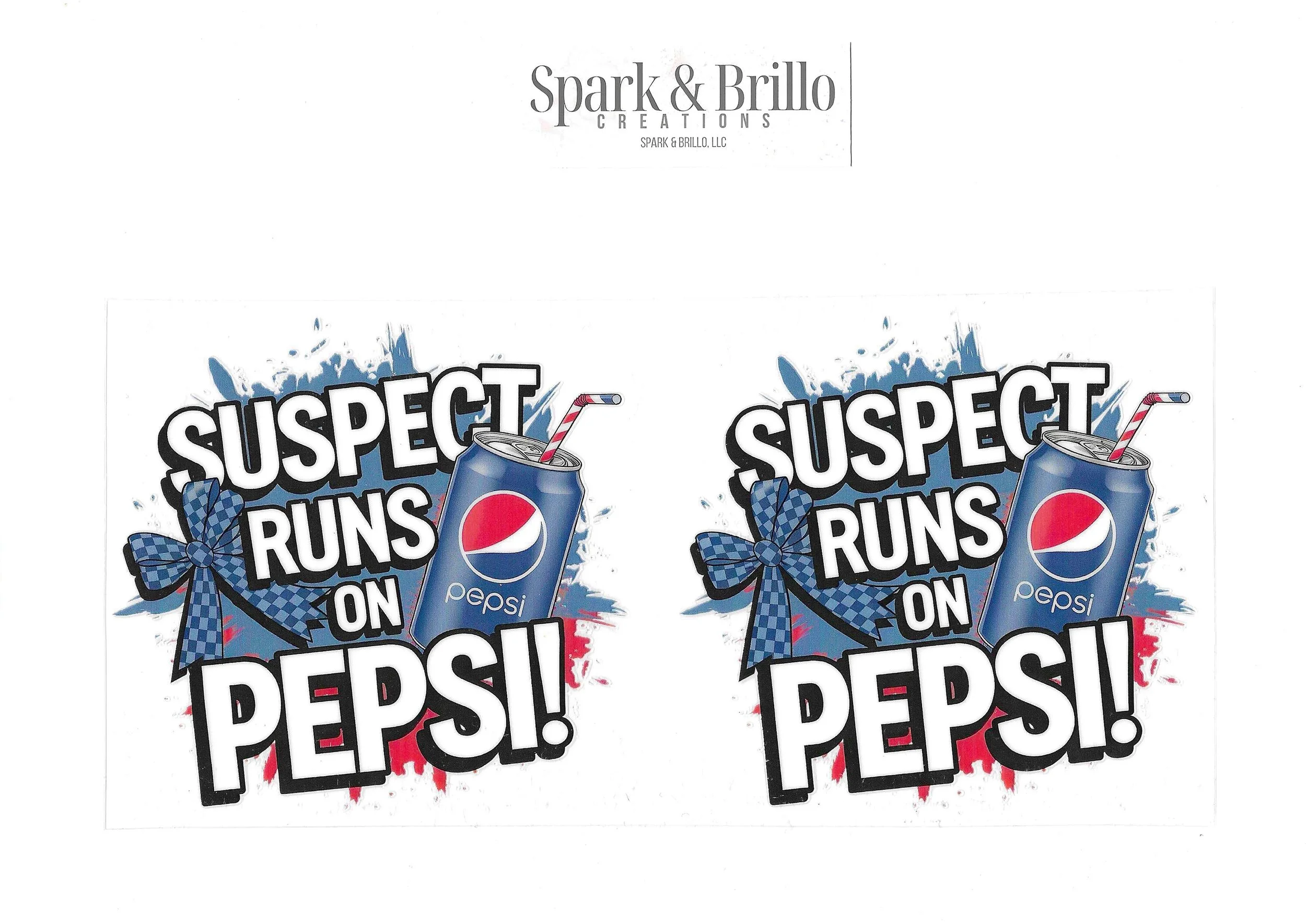 Pepsi | Diet Pep si Soda II-  16 OZ  UV DTF Wraps