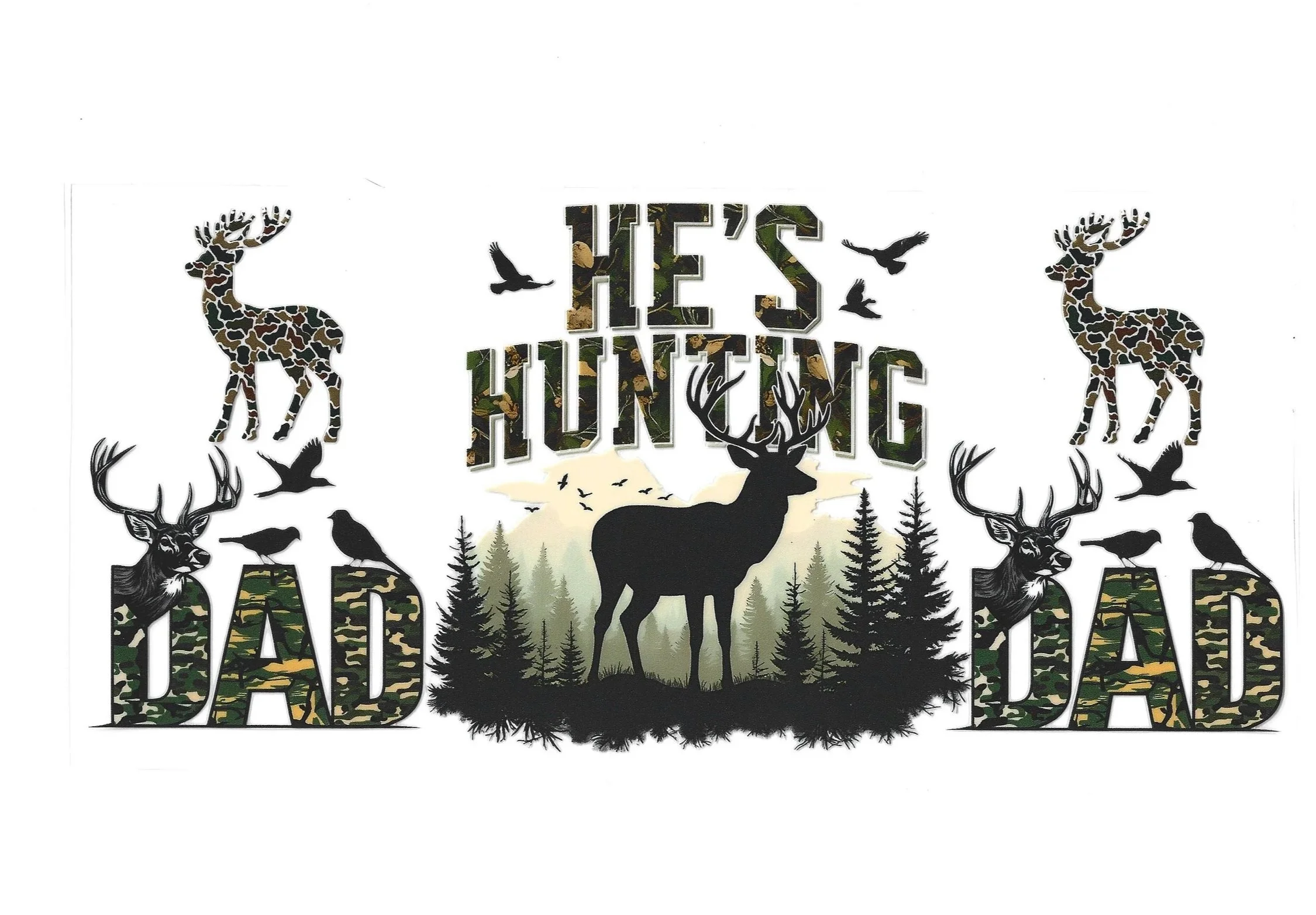 Hunting- 16 OZ Wraps