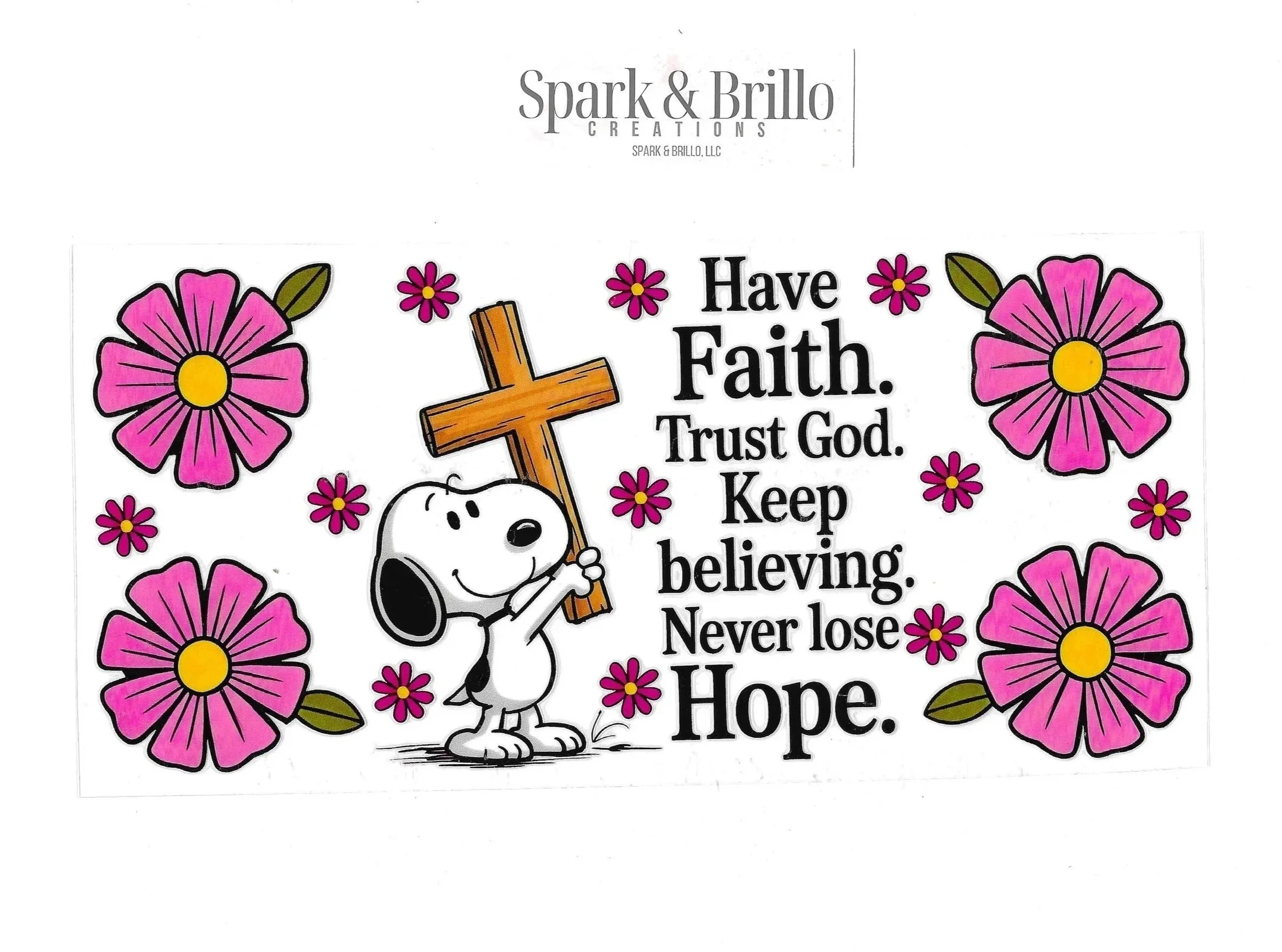 Faith Mixed I - 16 OZ UV DTF Cup Wraps