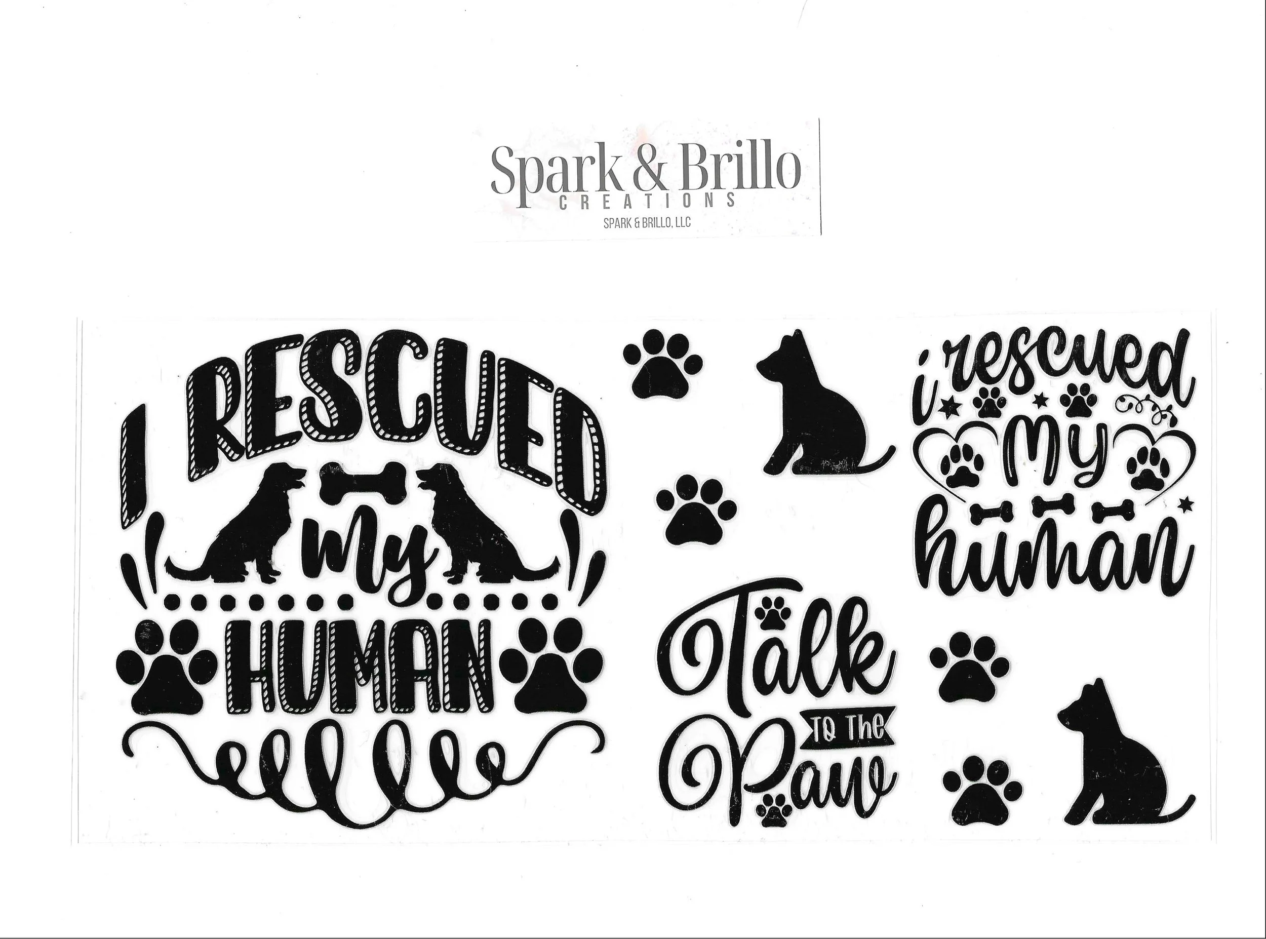 Dogs Rescued - 16 OZ UV DTF Wraps