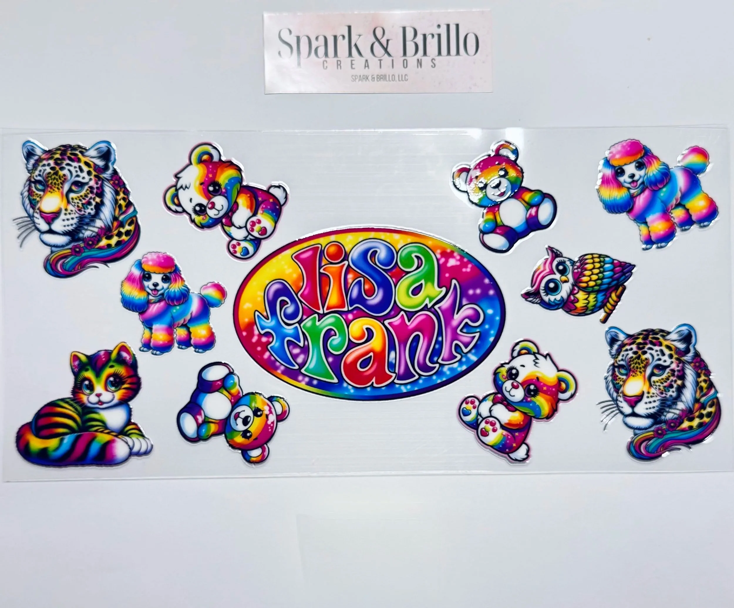 Lisa Frank -  16 OZ  UV DTF Wrap