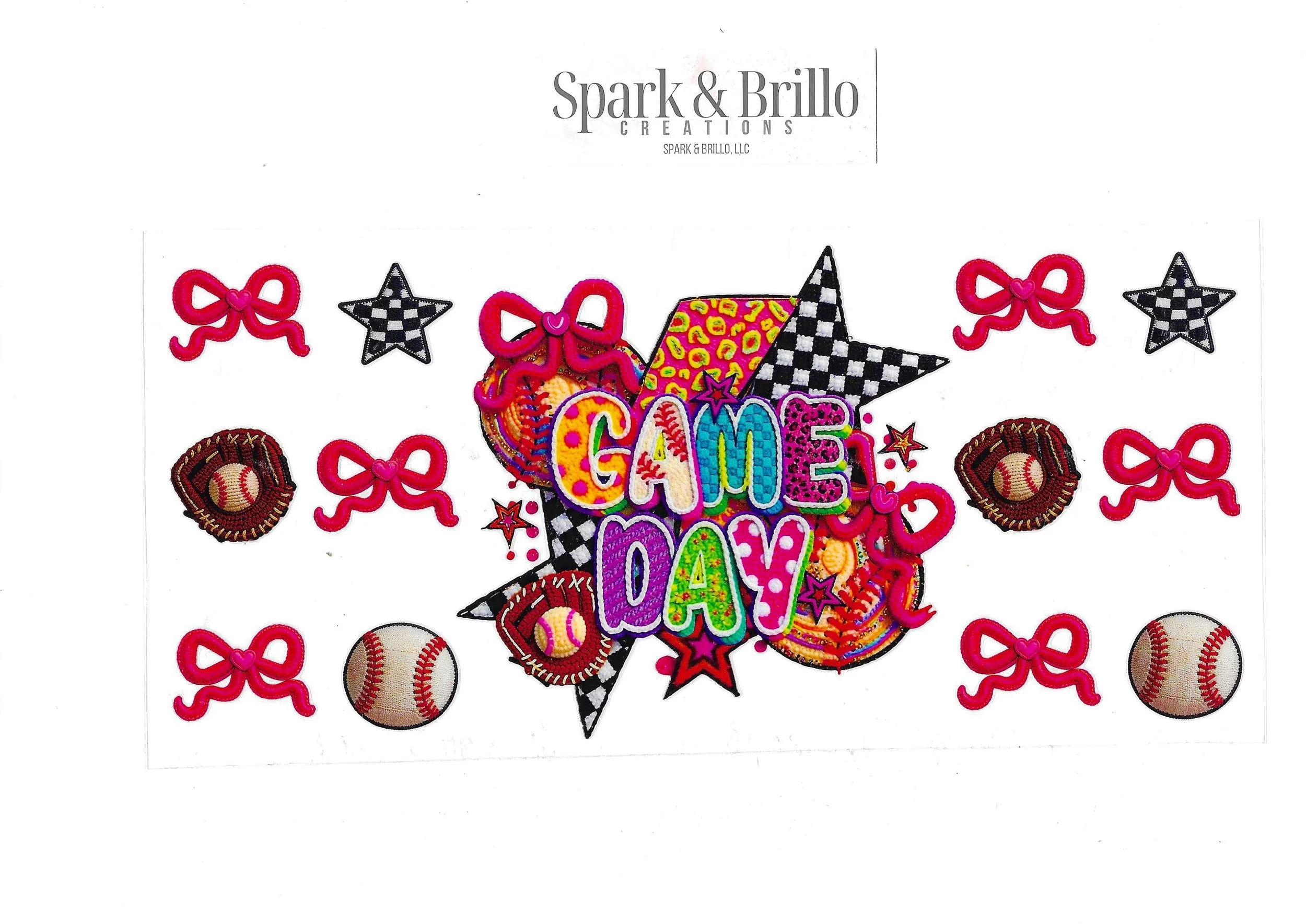 Game Day Sports - 16 Oz. UV DTF Cup Wraps