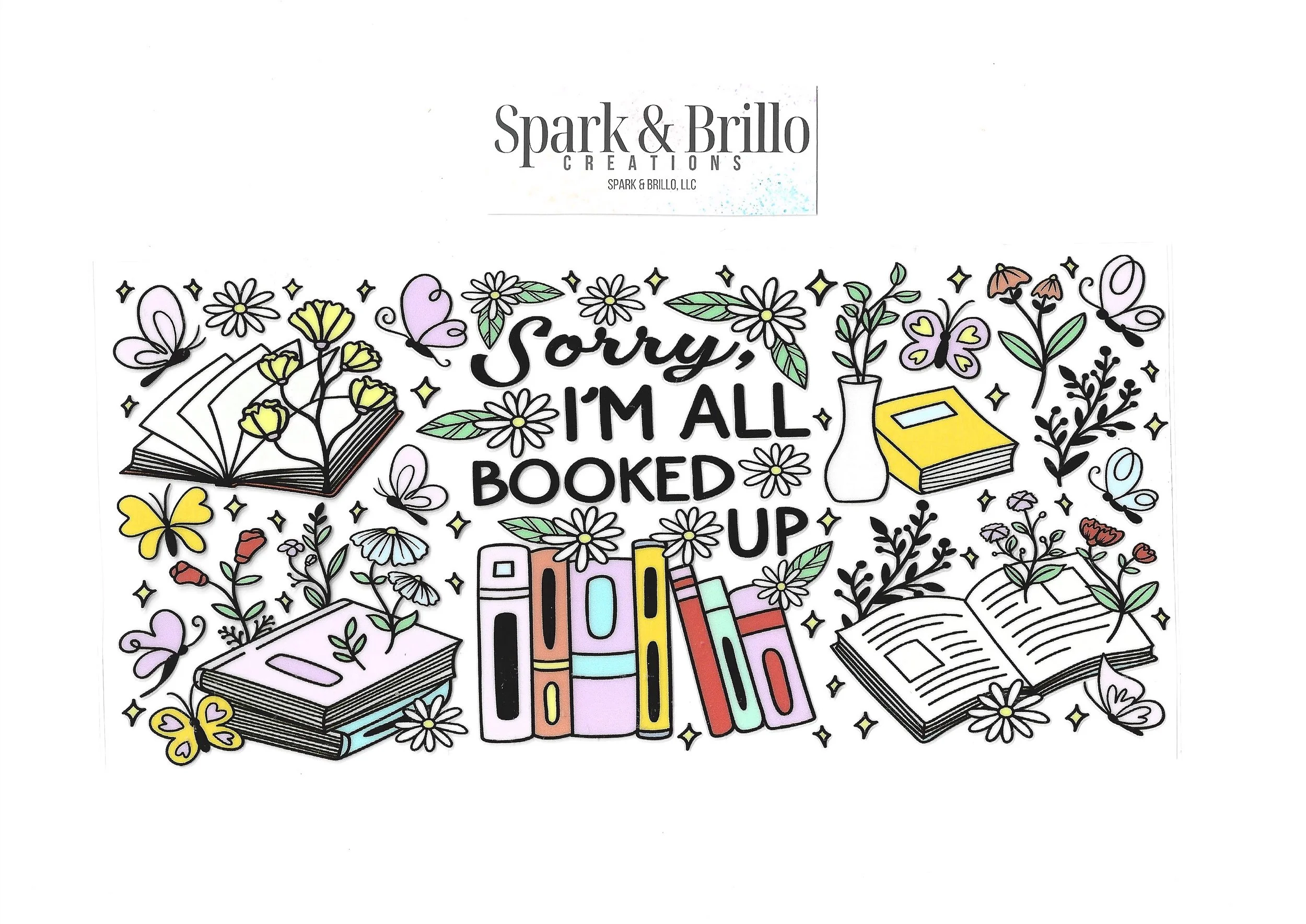 Bookish | Books | Reading - 16 OZ UV DTF Wraps