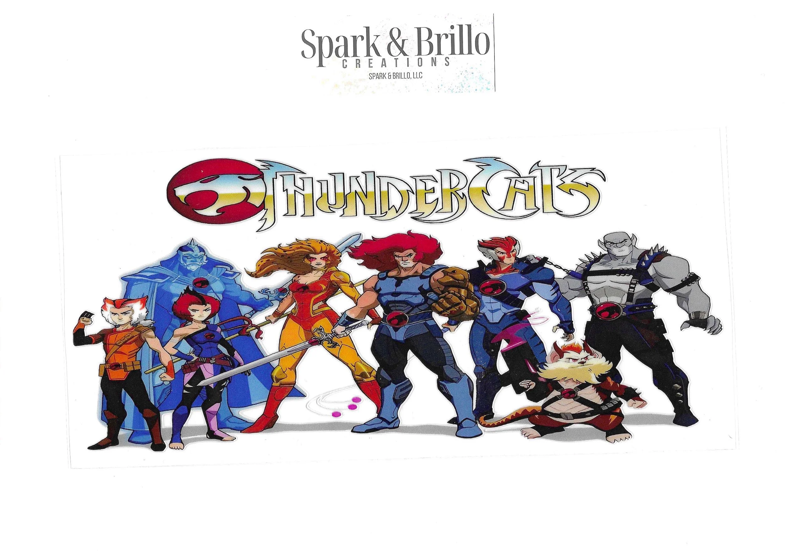 Sparkling New | ThunderCats - 16 oz UV DTF Wraps
