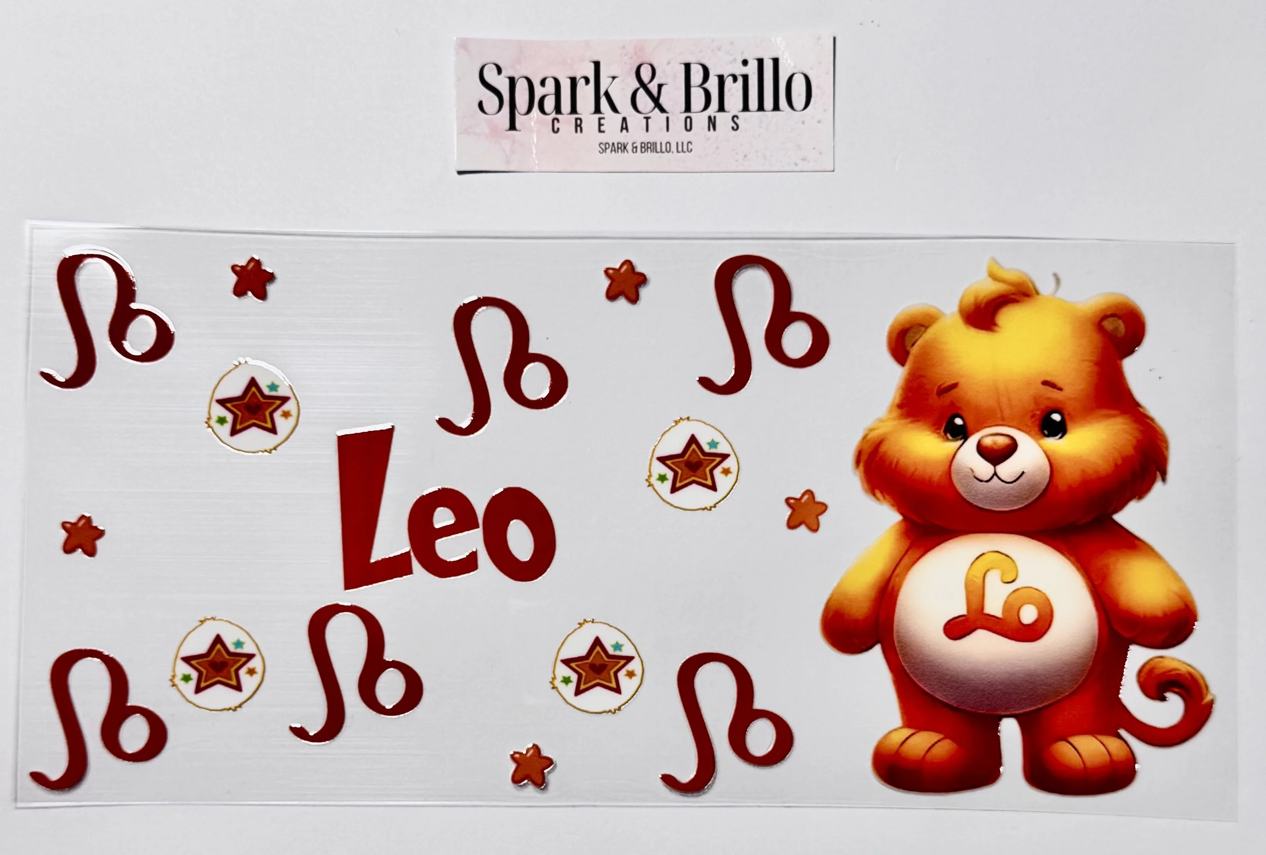 Care Bear Zodiac -16 OZ Wraps (SET ONLY, not Sold Individually)