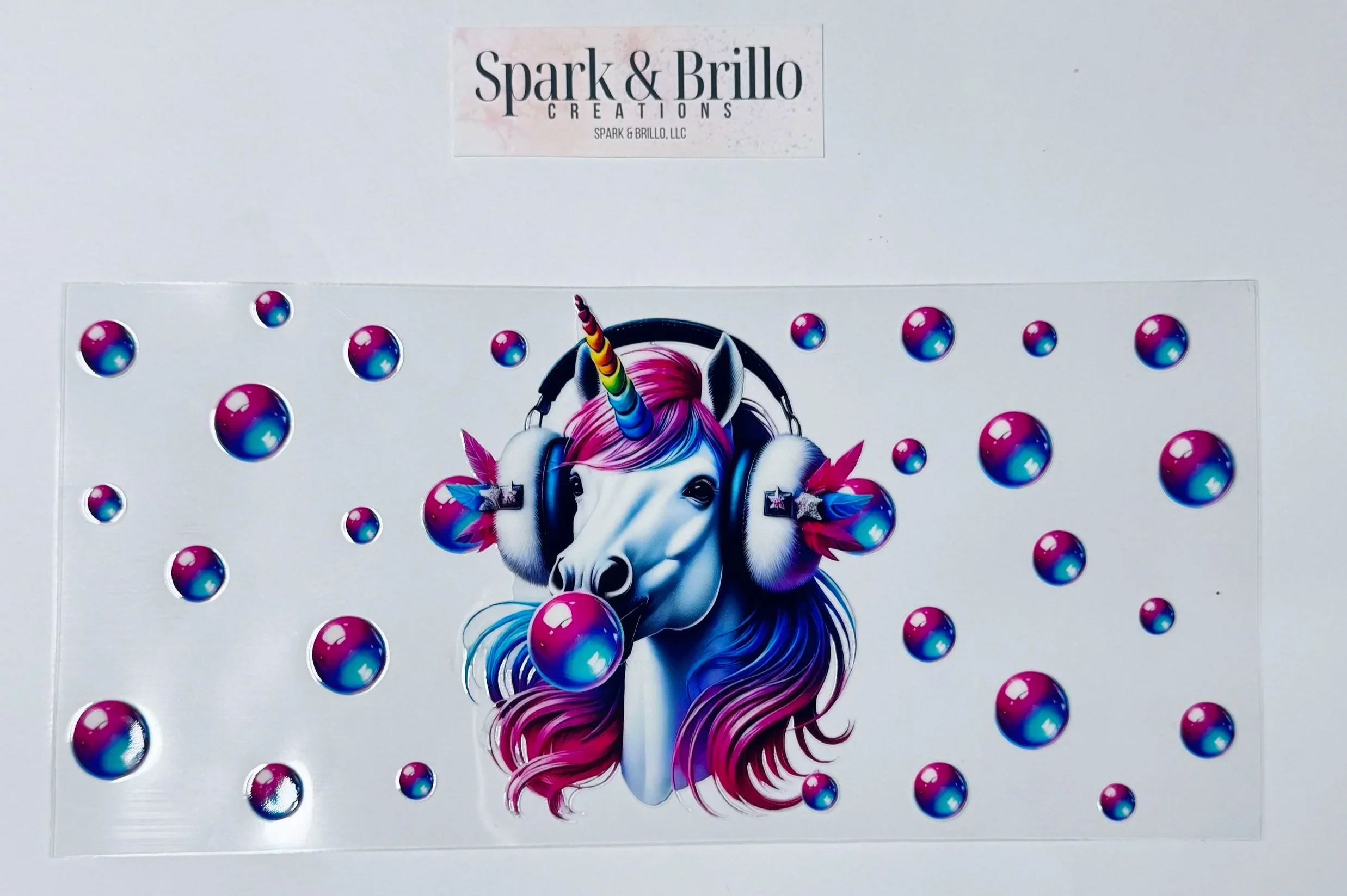 Unicorn 16 OZ UV DTF Wraps