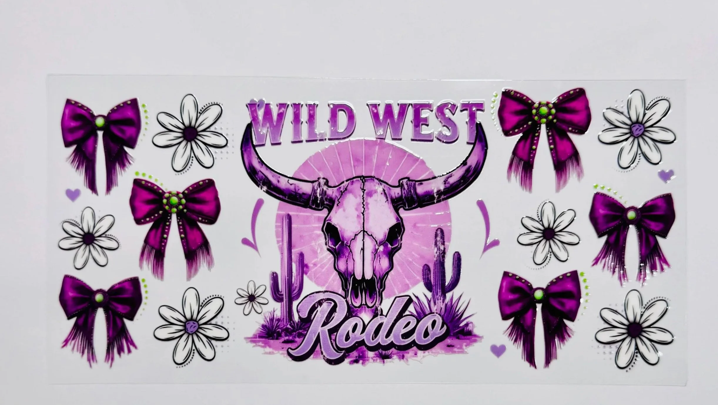 Western -  16 OZ  UV DTF Wraps