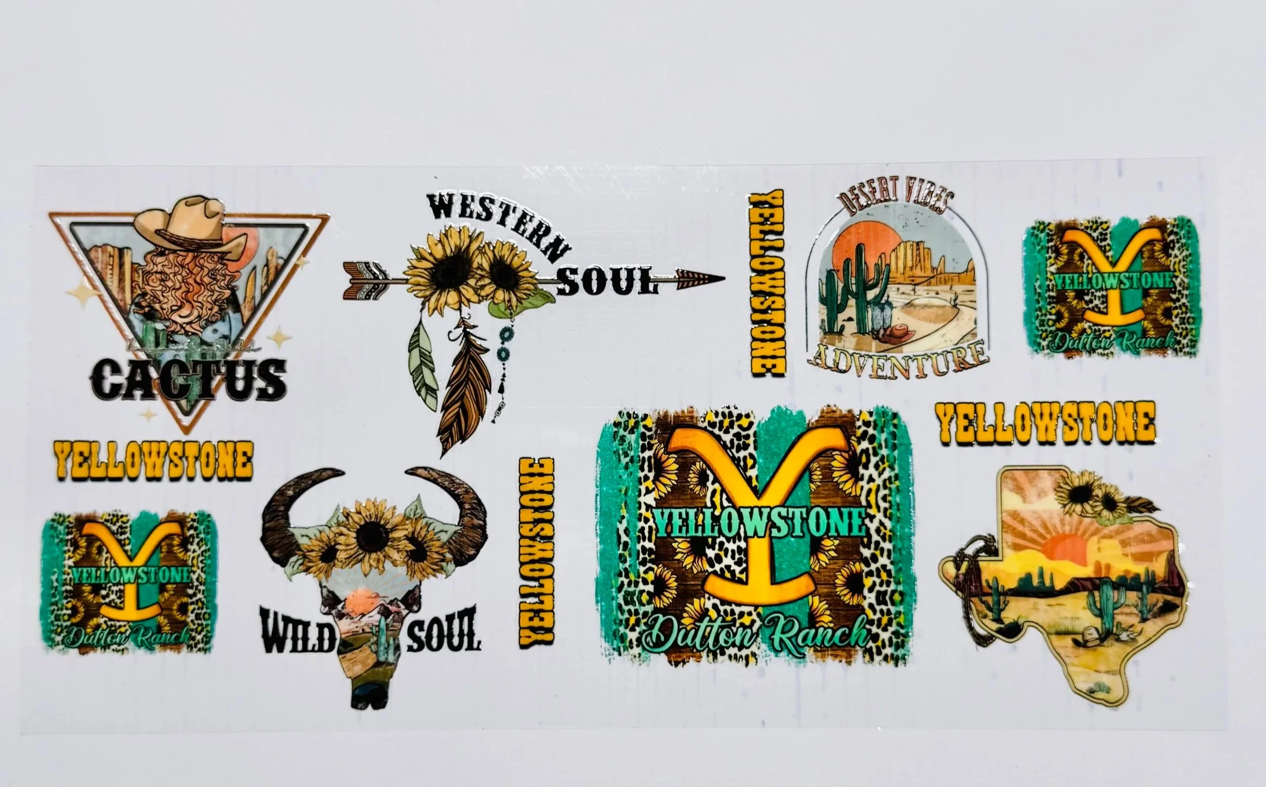 Western -  16 OZ  UV DTF Wrap