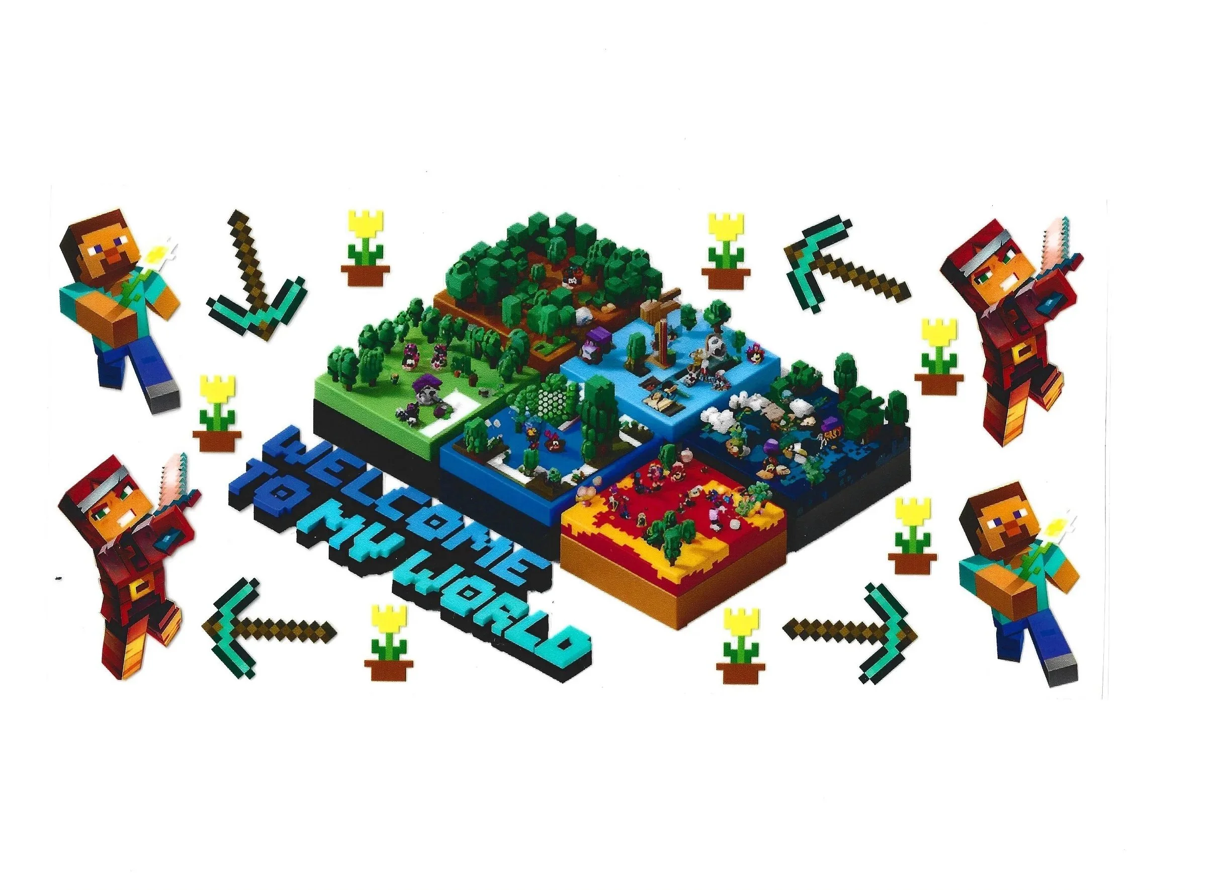 Minecraft - 16 OZ Wraps