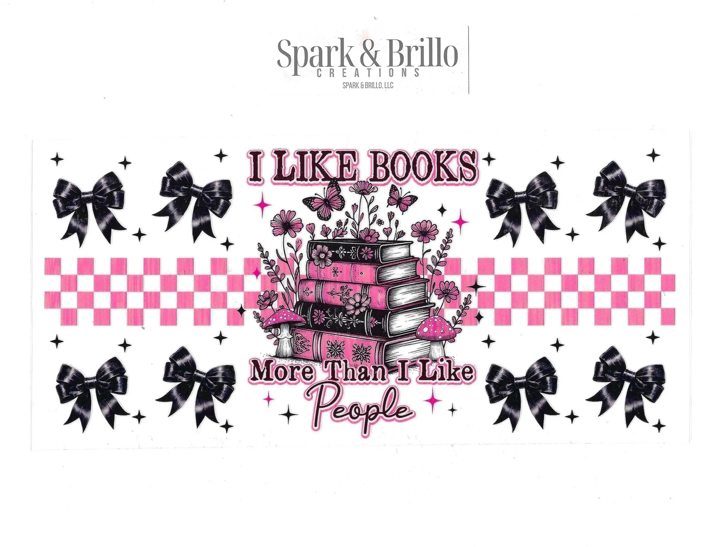 Bookish | Books | Reading VI - 16 OZ UV DTF Wraps