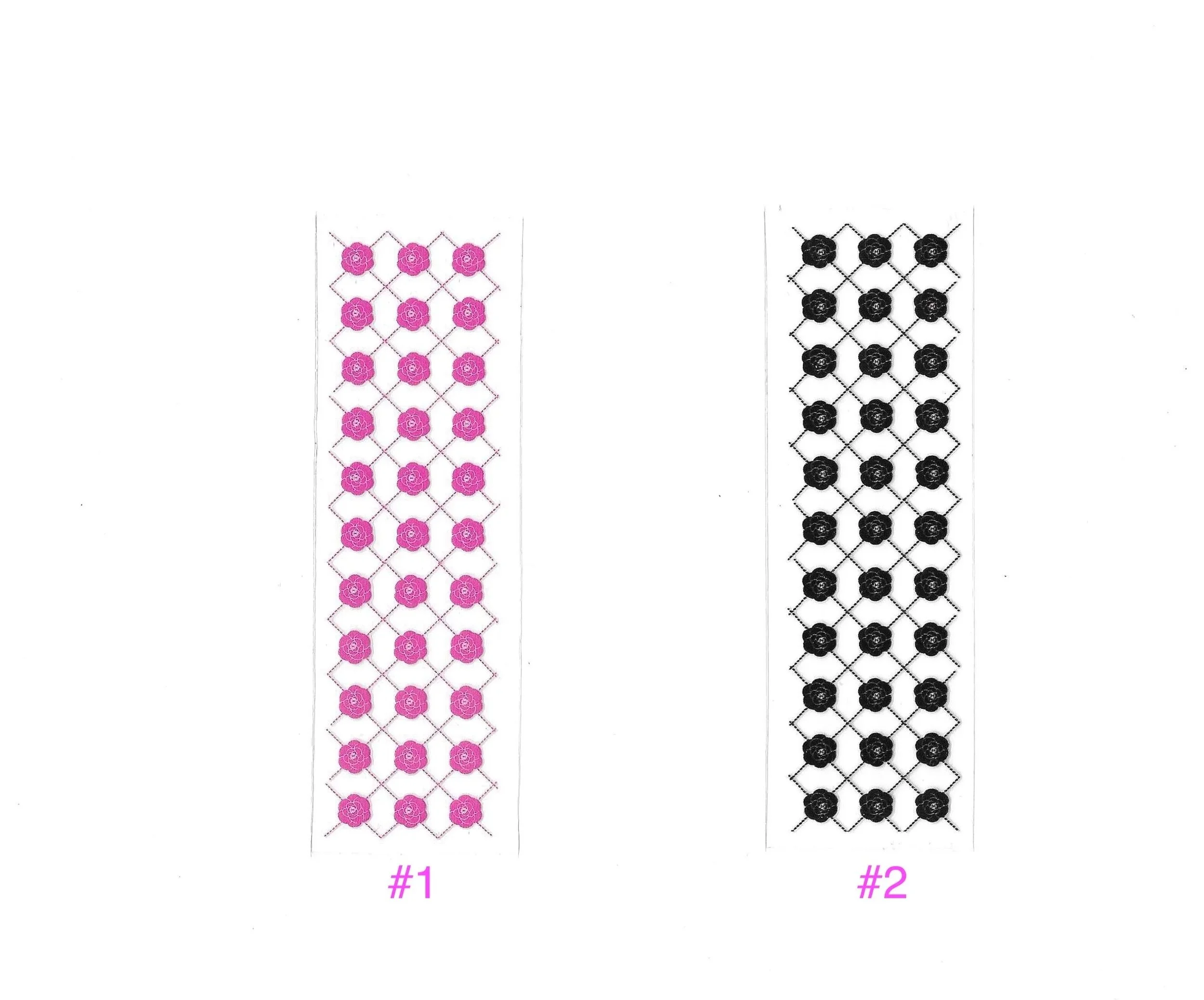 Flowers - Pen & Bookmarks UV DTF Wraps