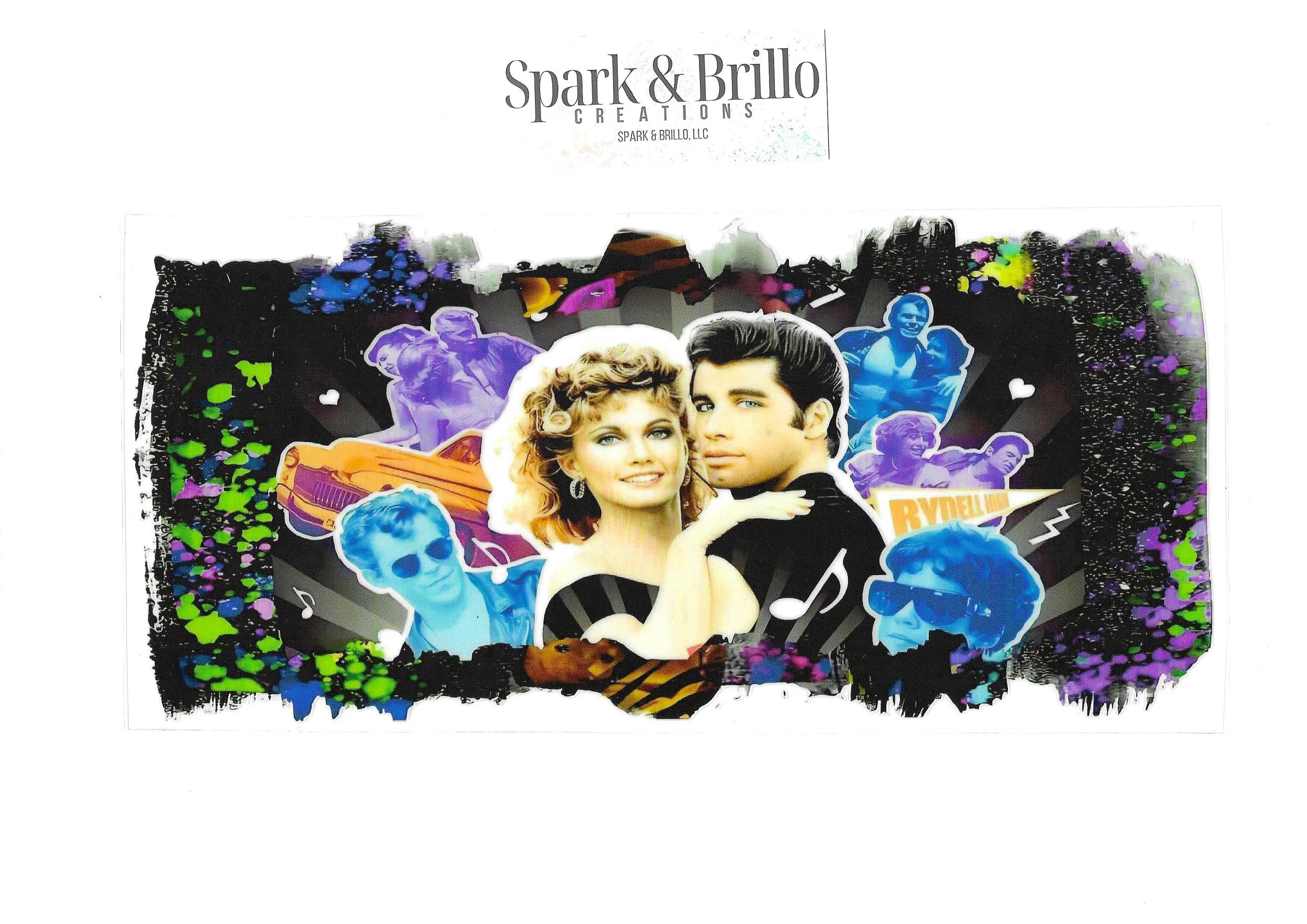 Sparkling New | Grease - 16 oz UV DTF Wraps