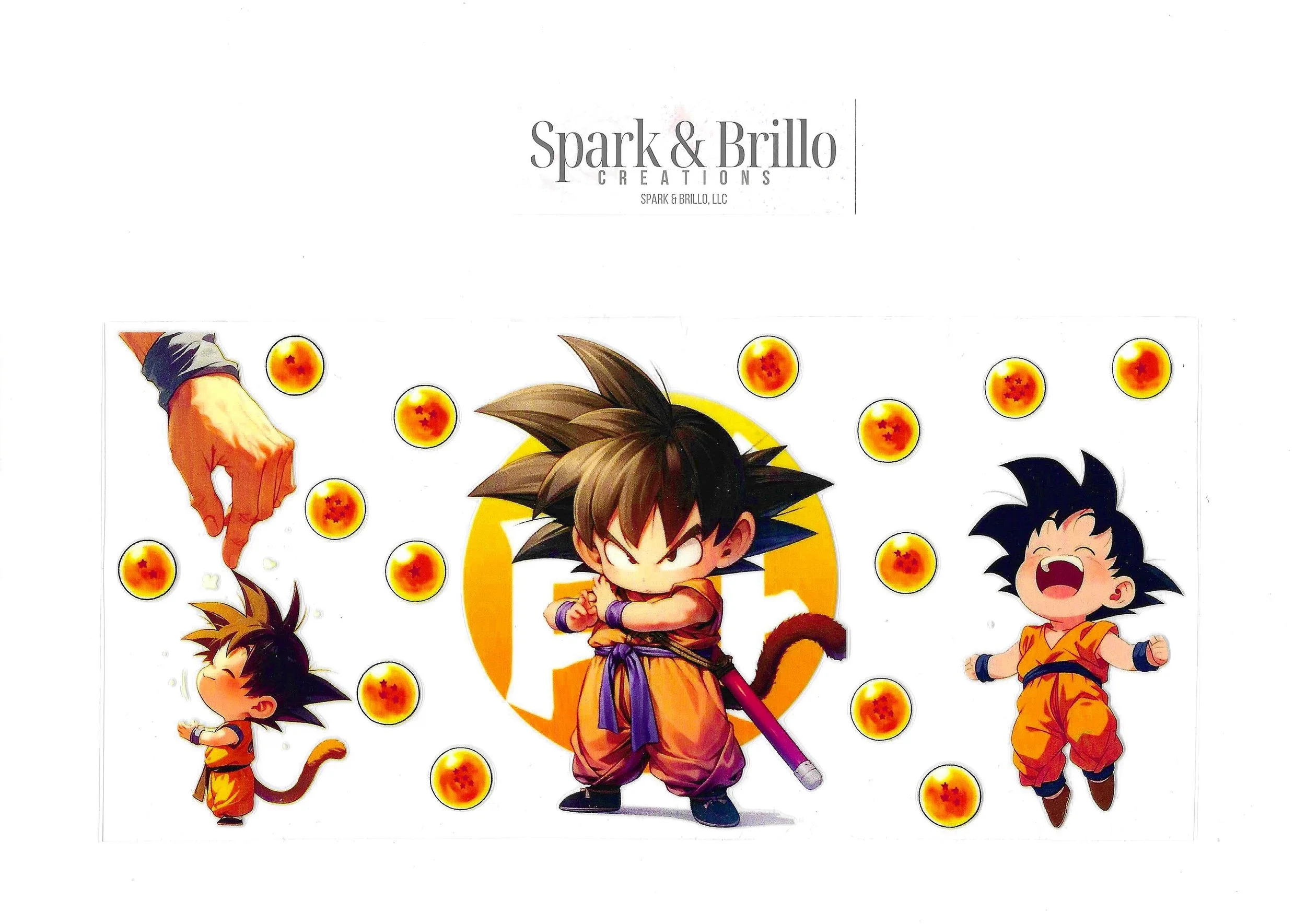 Dragon Ball Z - 16 OZ UV DTF Cup Wraps