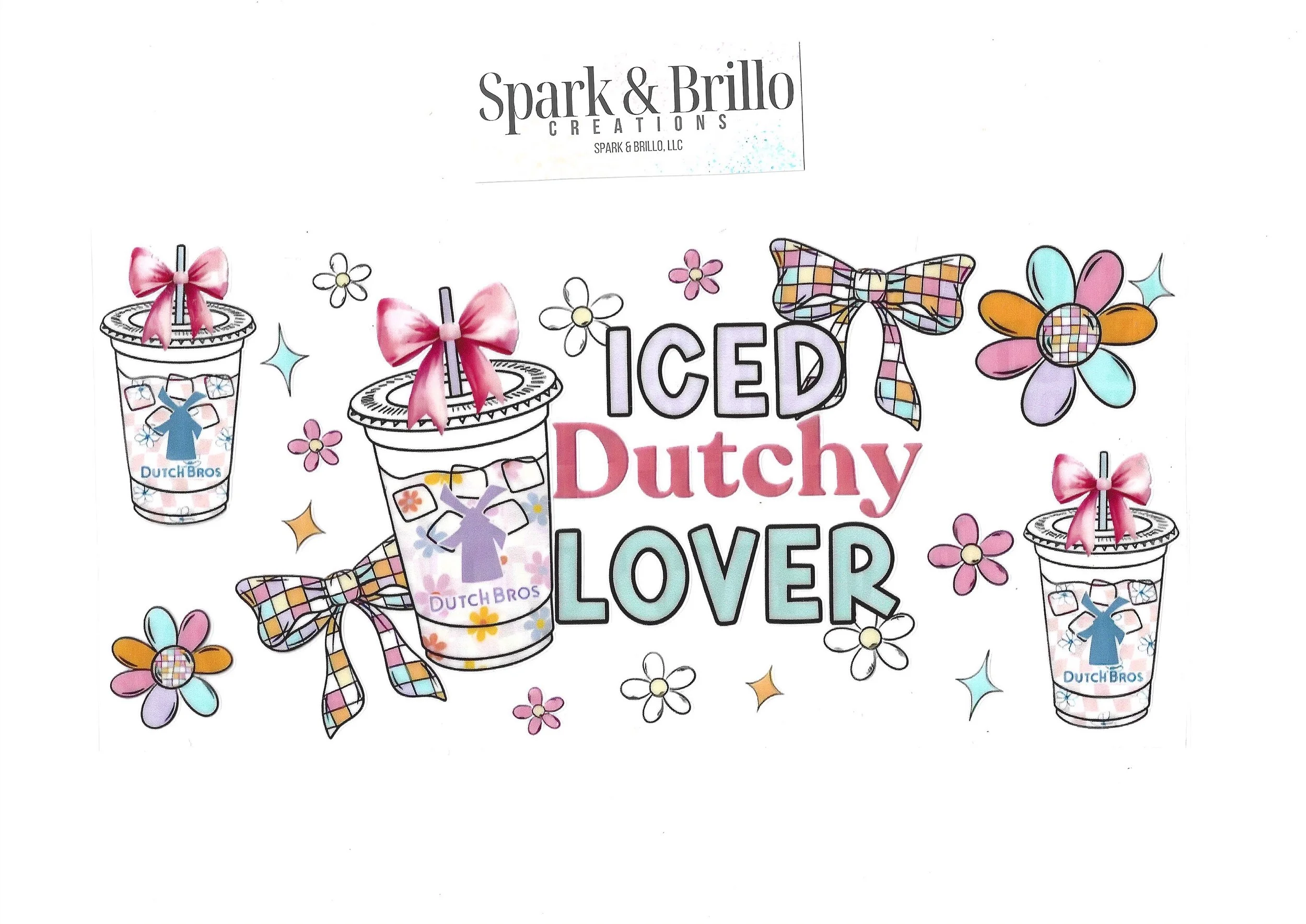 Coffee Brands -  16 OZ  UV DTF Wraps