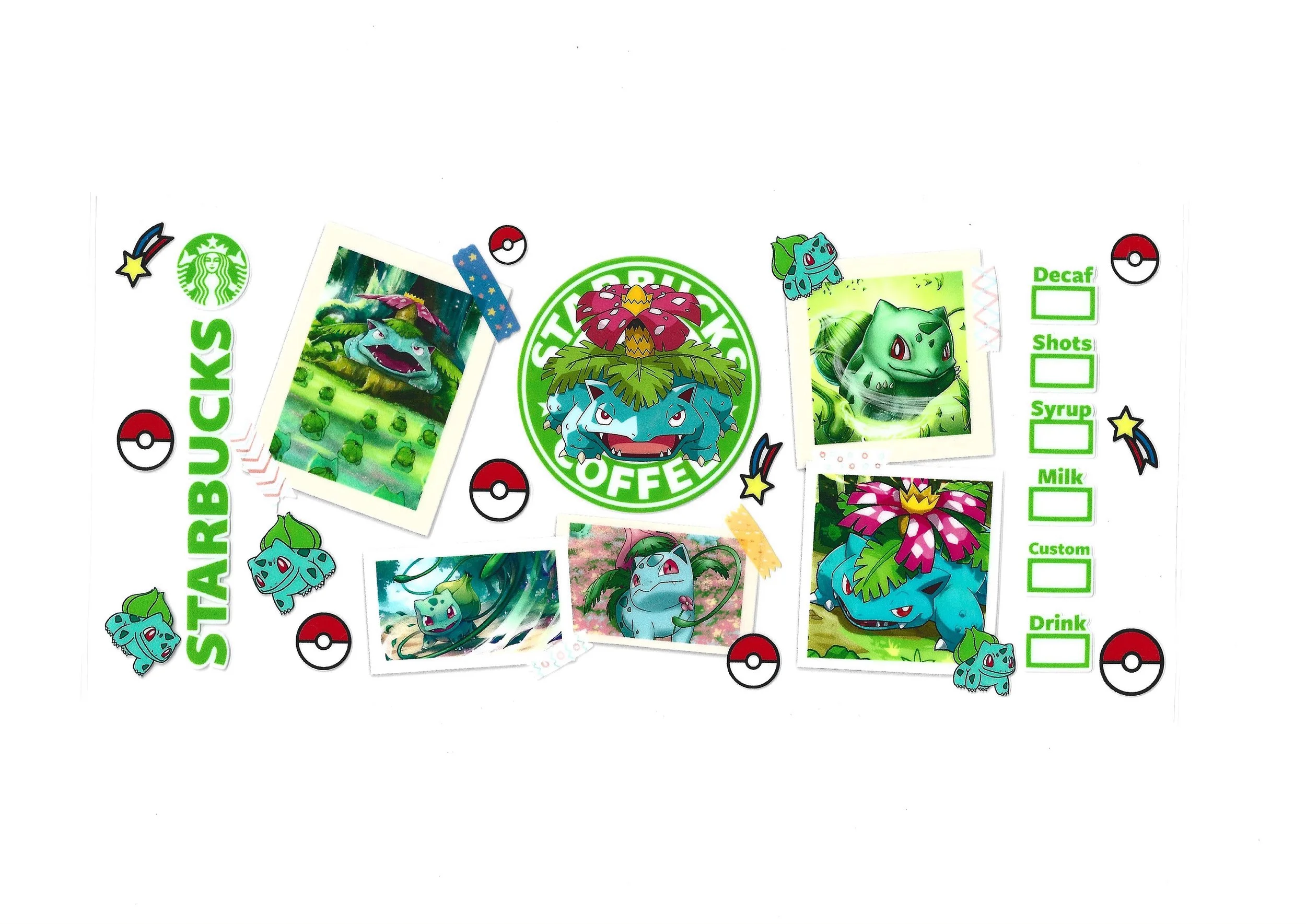 Pokemon- 16 OZ Wraps