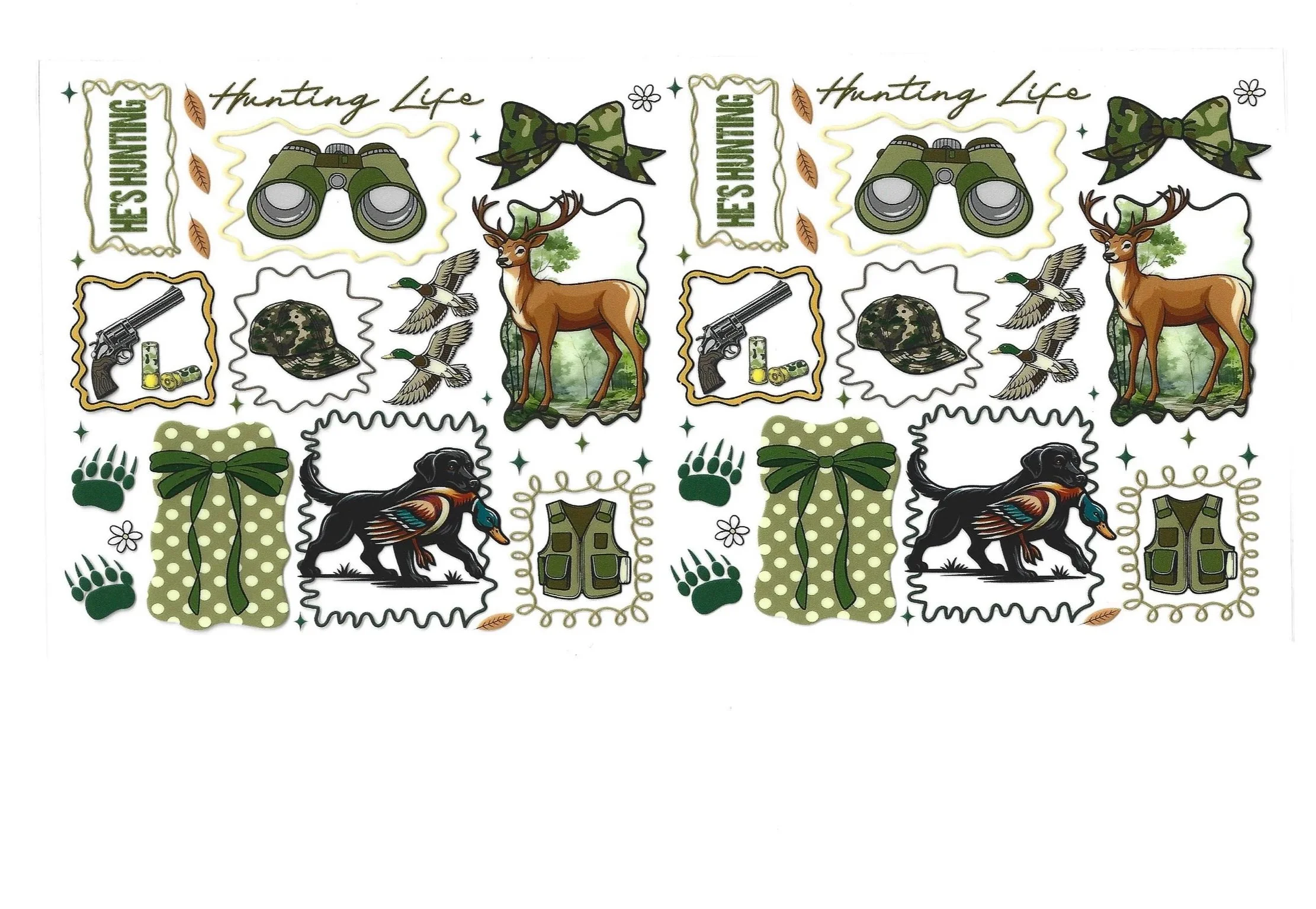 Hunting- 16 OZ Wraps