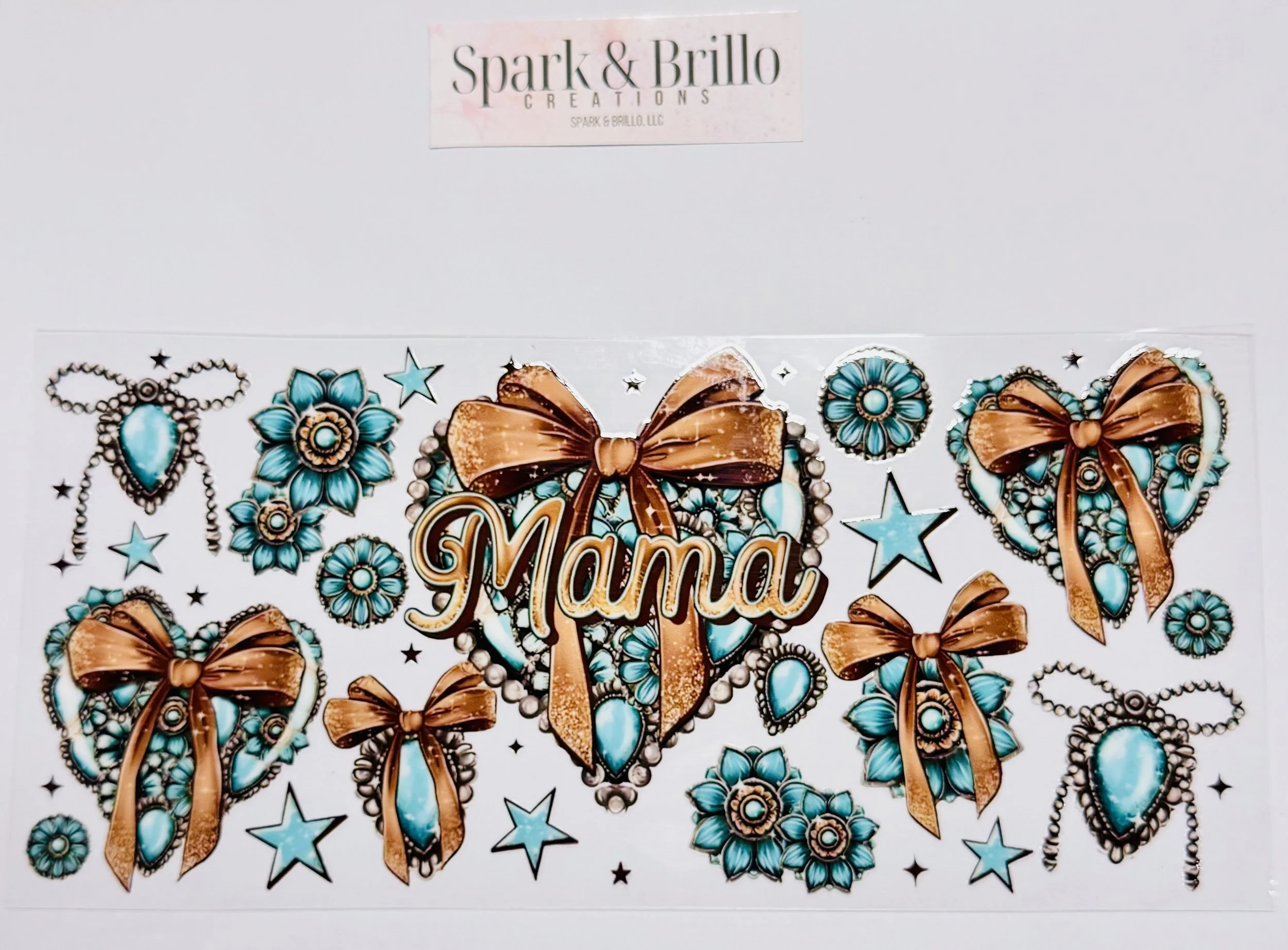 Mama -  16 OZ  UV DTF Wraps