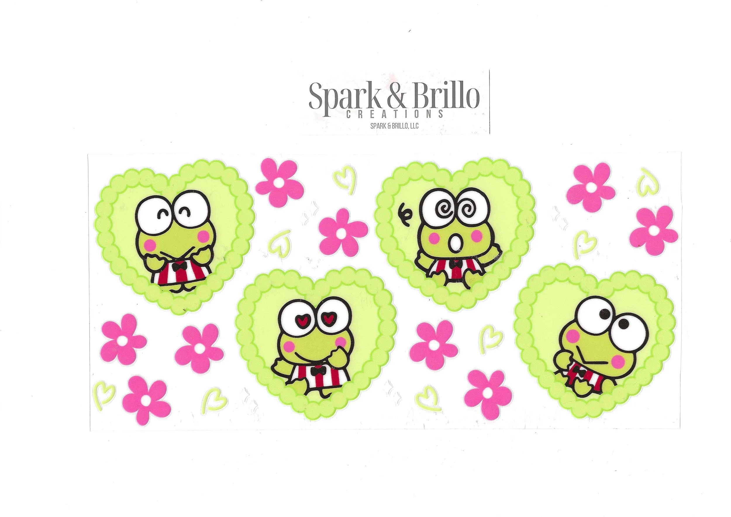 Keroppi - 16 Oz. UV DTF Transfers