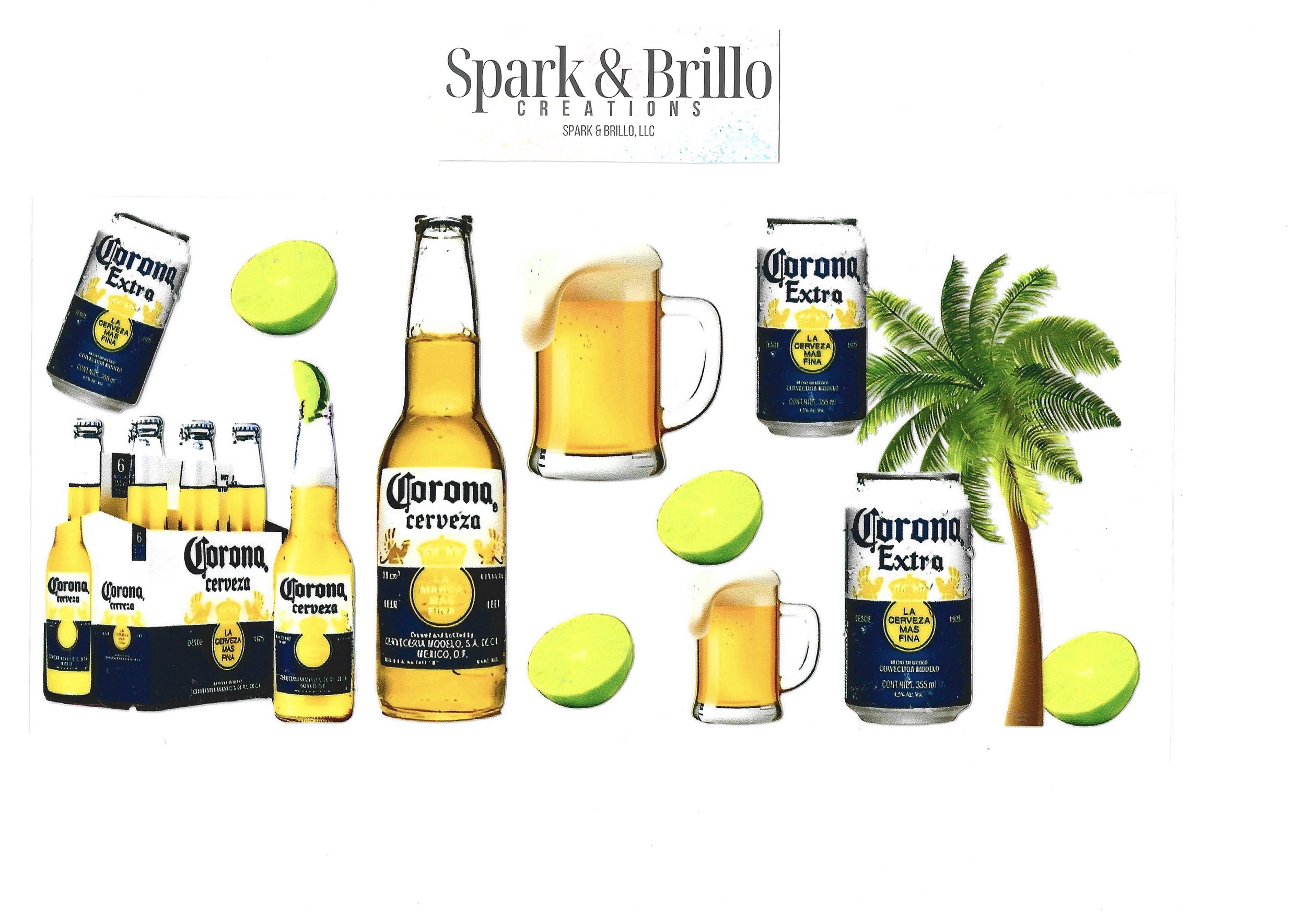 Beers  -  16 OZ  UV DTF Wraps