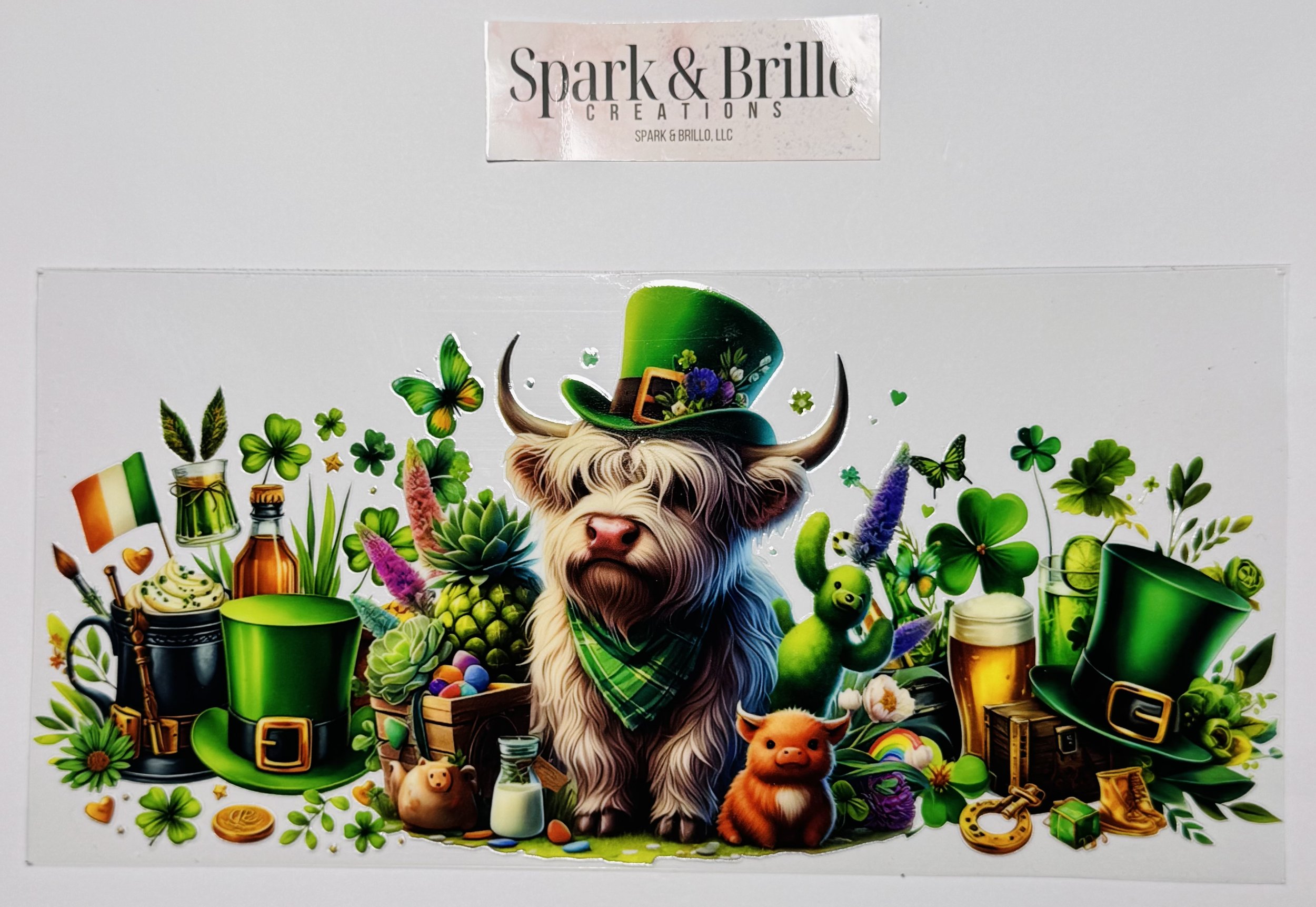 St. Patrick's Day -  16 OZ  UV DTF Wraps