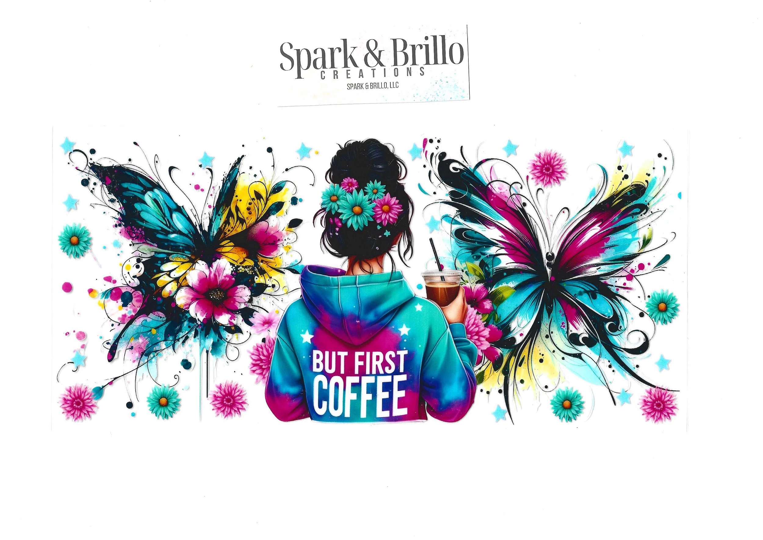 Coffee -  16 OZ  UV DTF Wraps