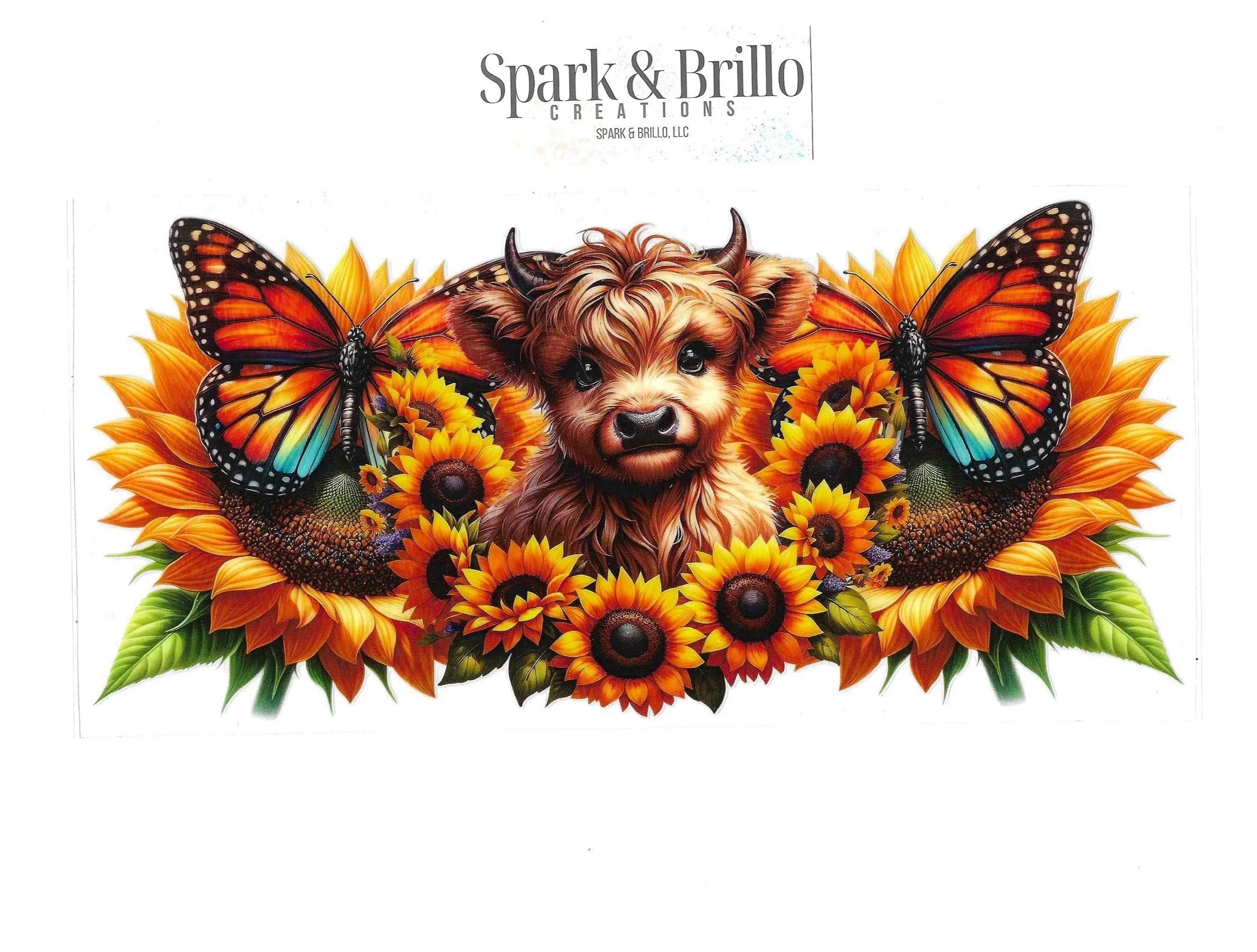 Highland Cows -  16 OZ  UV DTF Wraps