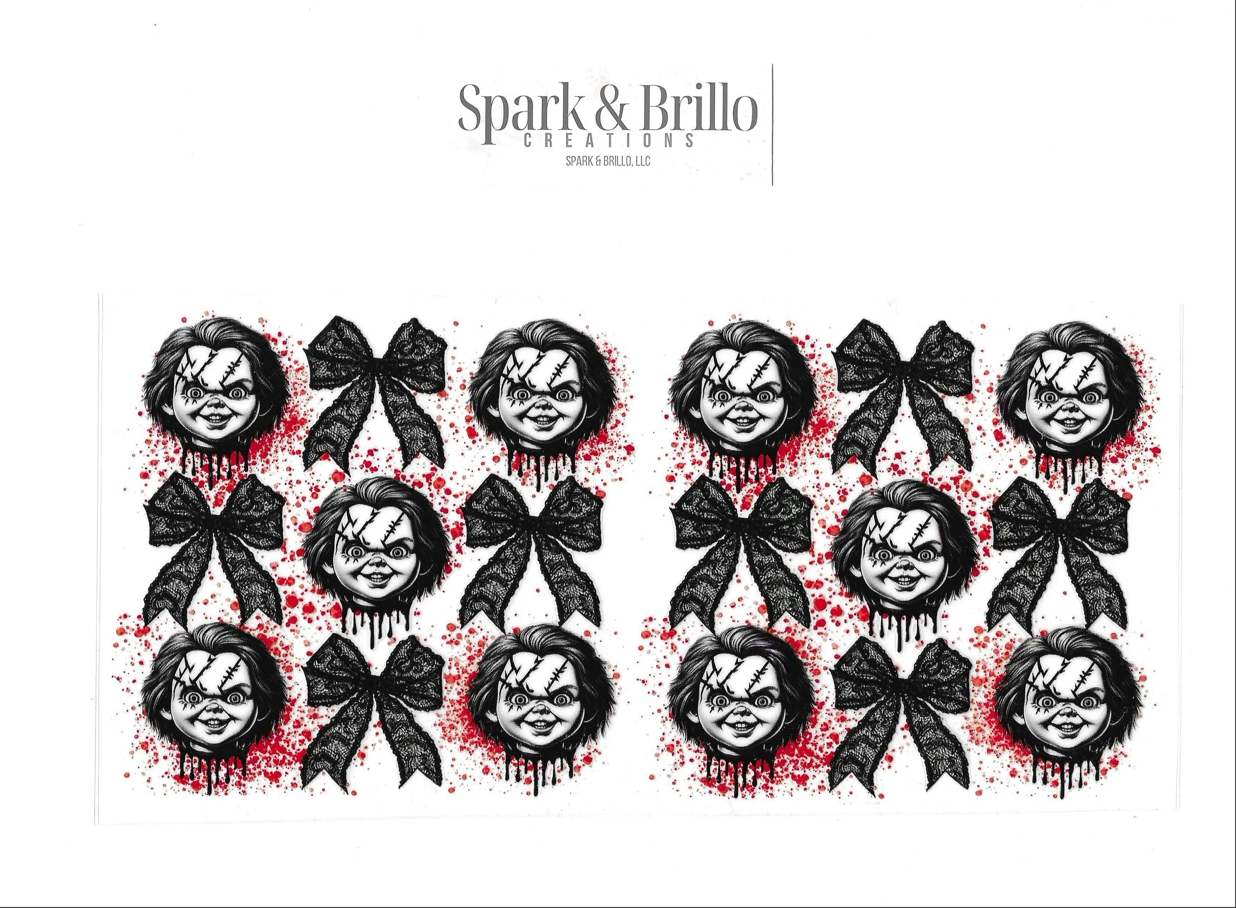 Halloween | Chucky - 16 OZ UV DTF Wraps